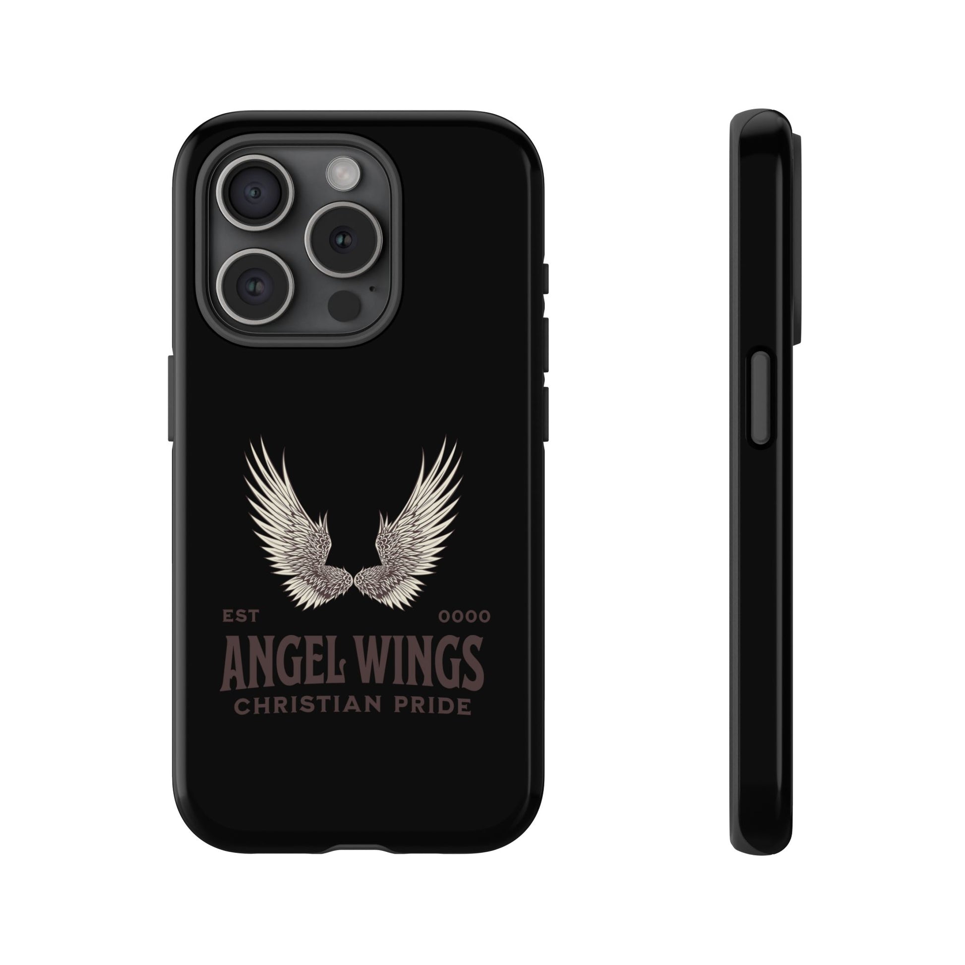 Angel Wings Phone Case - Tough Cases for Christian Pride, Unique Gift, Stylish Protection, Everyday Use, Angelic Design