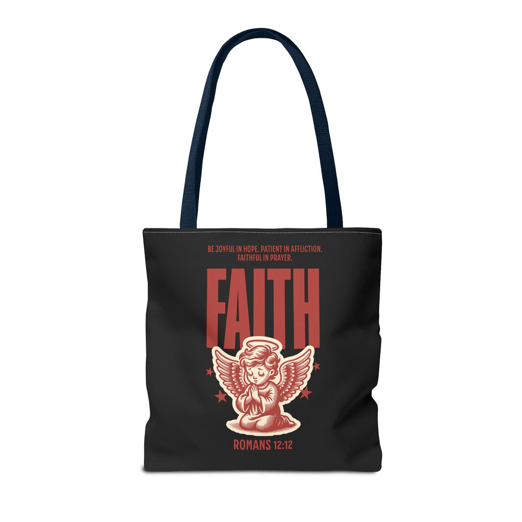 Faith-Inspired Tote Bag, Religious Shopping Bag, Gift for Believers, Motivational Daily Bag, Christian Faith Tote