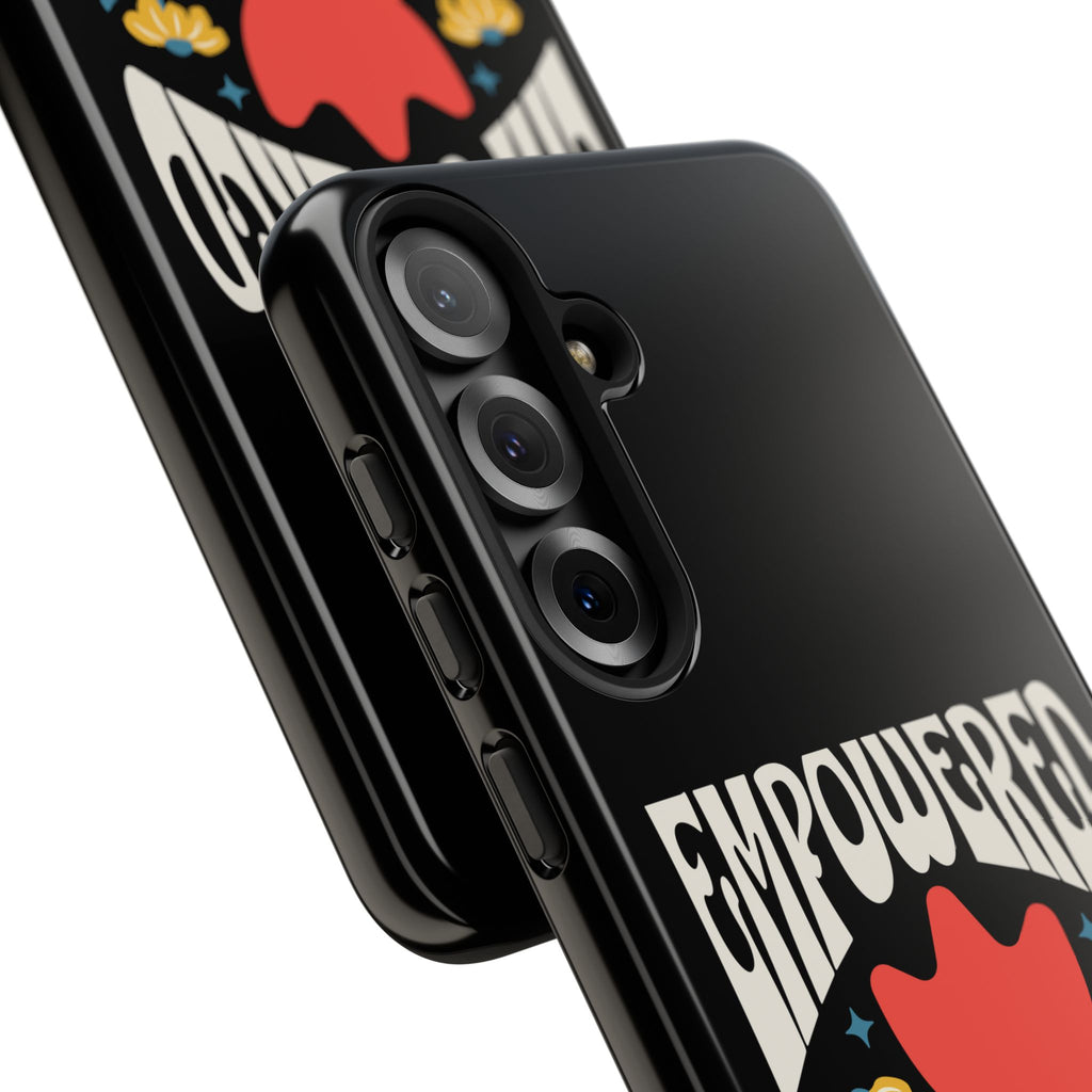 Empowered Floral Phone Case, Inspirational Phone Case, Unique Gift for Her, Psalm 100:5, Tough Phone Cover, Empowering Accessory