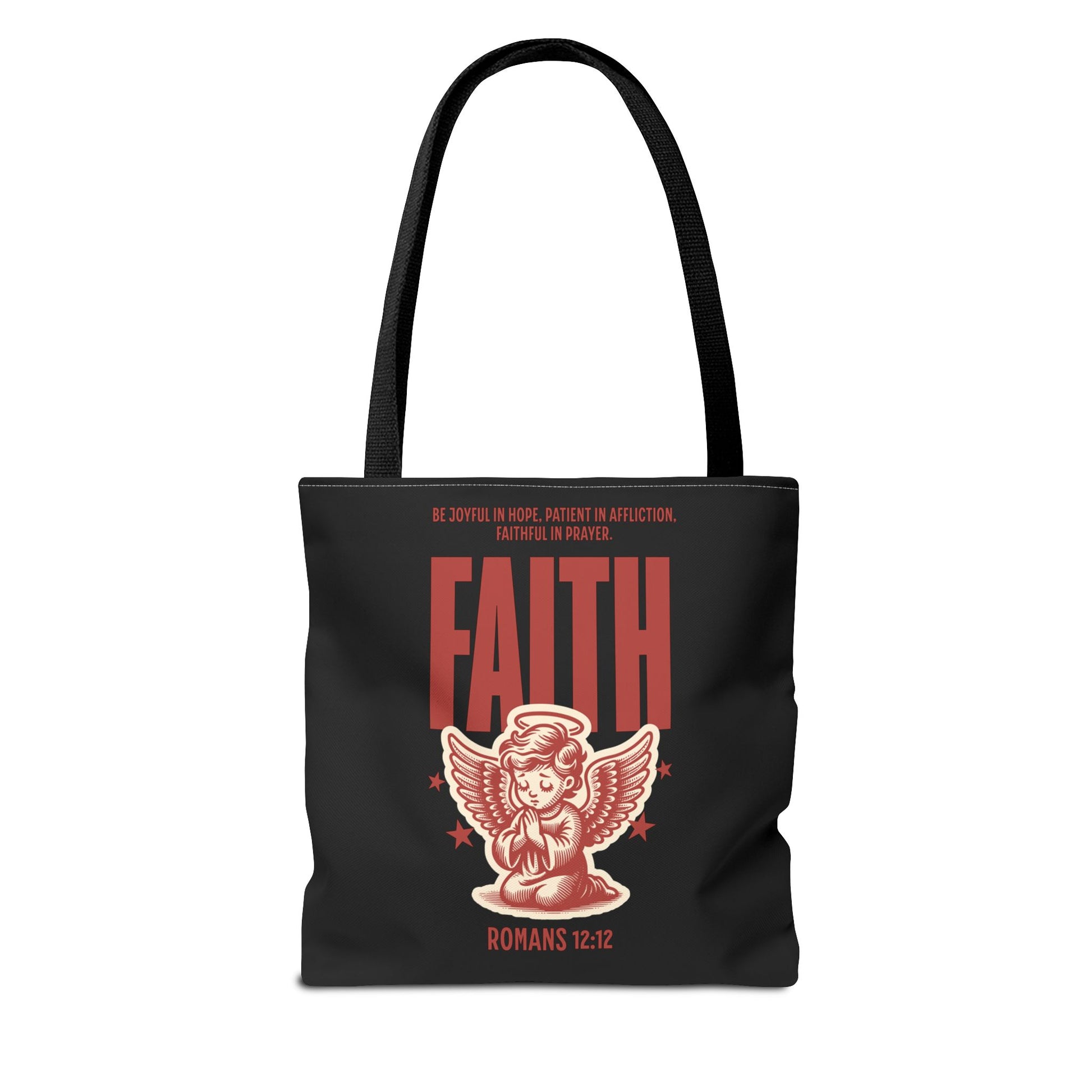 Faith-Inspired Tote Bag, Religious Shopping Bag, Gift for Believers, Motivational Daily Bag, Christian Faith Tote