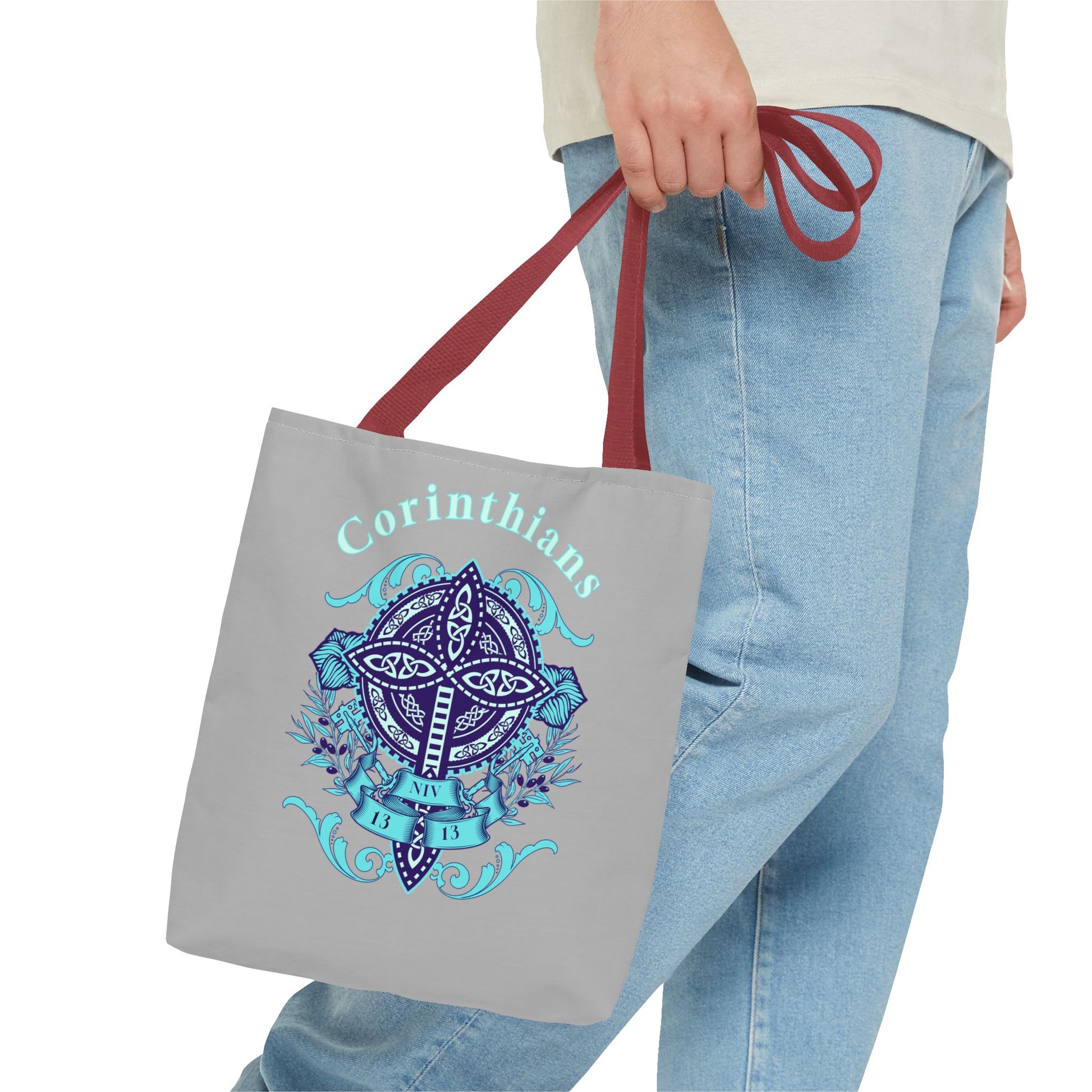 Spiritual Tote Bag with Cross Design | Christian Shoulder Bag, Inspirational Gift, Bible Verse Tote, Comfortable Everyday Use, [...]