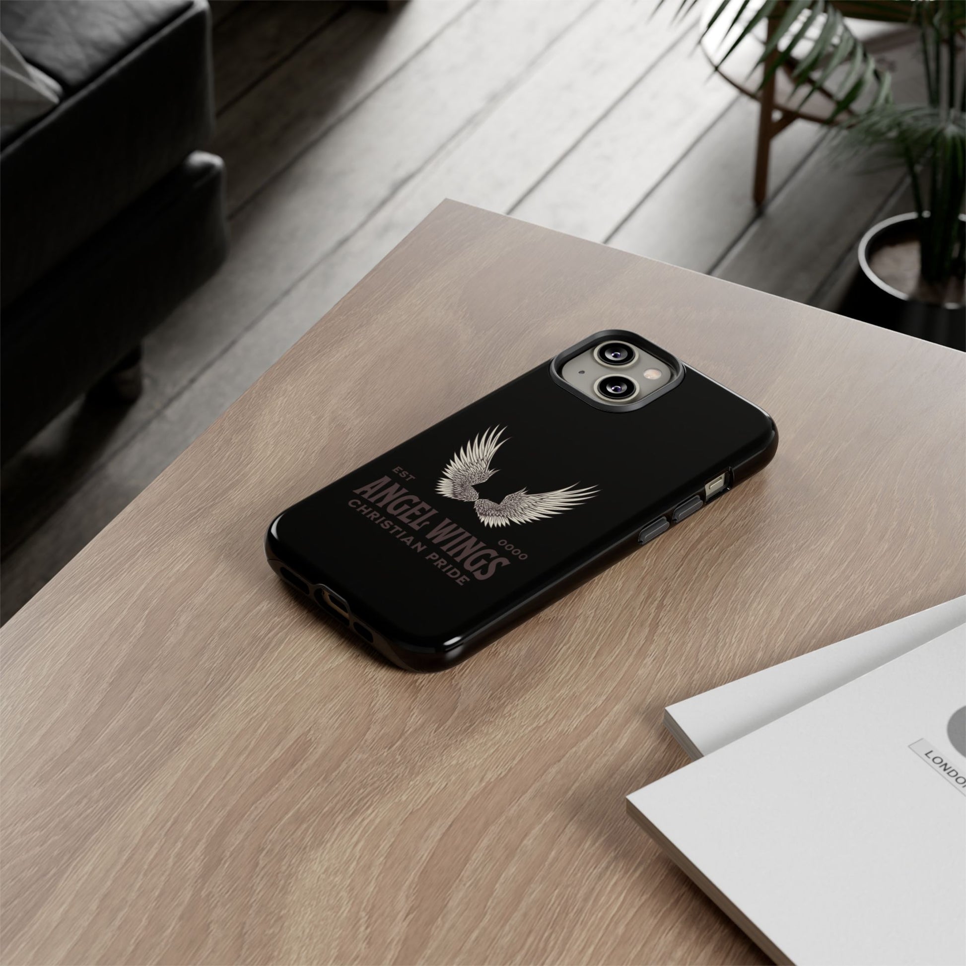 Angel Wings Phone Case - Tough Cases for Christian Pride, Unique Gift, Stylish Protection, Everyday Use, Angelic Design