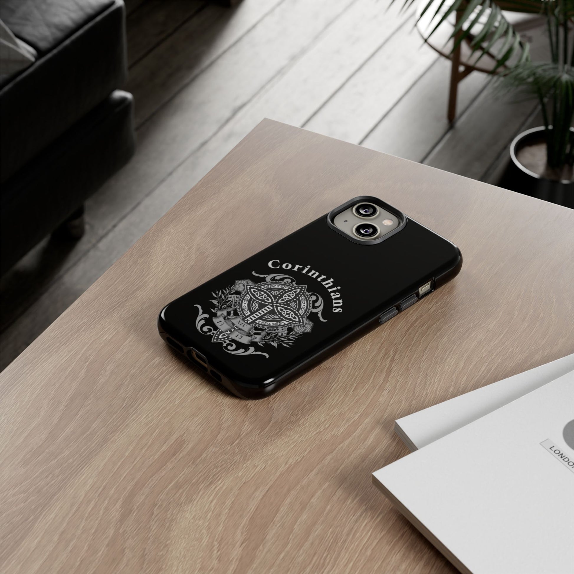 Corinthians Tough Case: Durable Phone Protection, Christian Gift, Unique Design, Trendy Accessory, Faith-Based Style