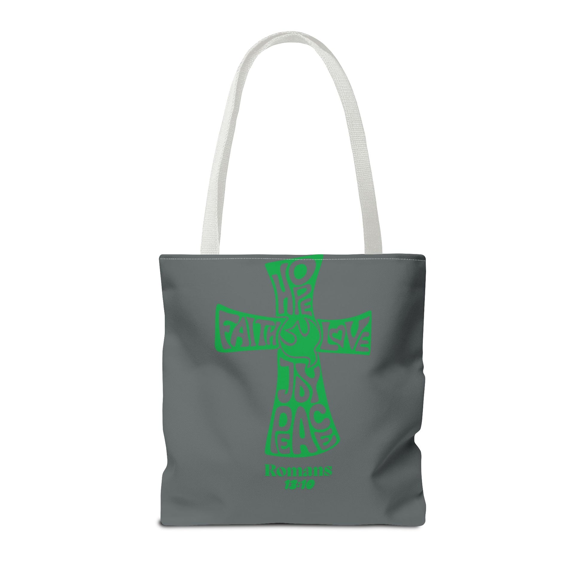 Faith-Inspired Tote Bag, Motivational Cross Design, Spiritual Gift, Everyday Use, Eco-Friendly Fashion, Religious Accessories