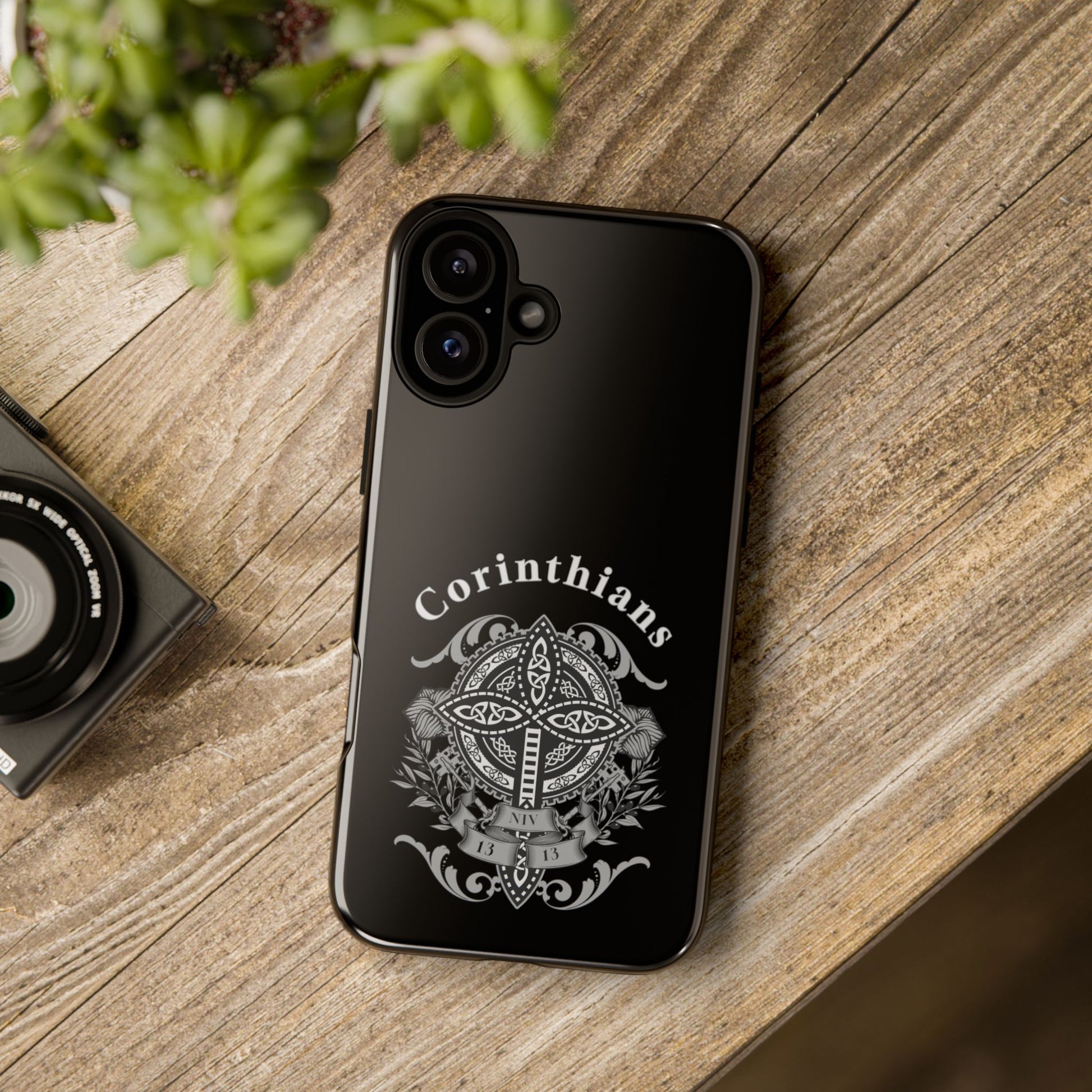 Corinthians Tough Case: Durable Phone Protection, Christian Gift, Unique Design, Trendy Accessory, Faith-Based Style