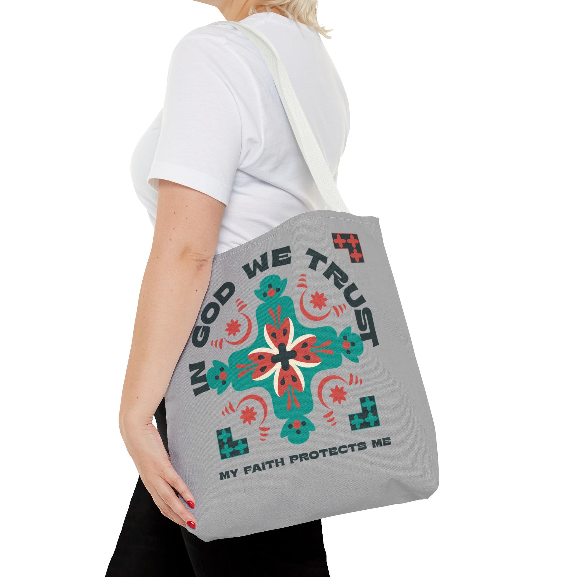 Faith-Inspired Tote Bag, Spiritual Shopper, Inspirational Gift, Religious Tote, Christian Accessory, Everyday Use