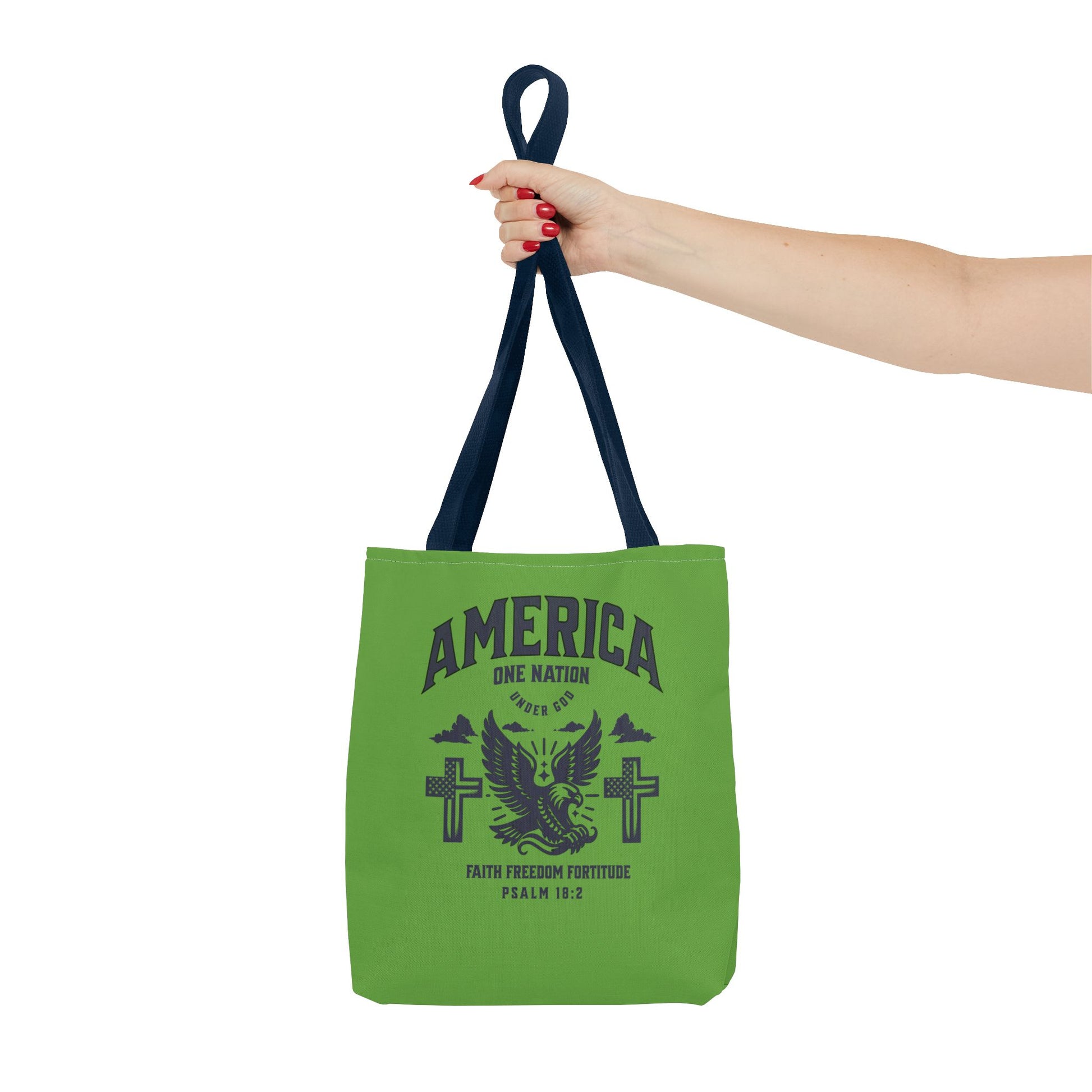 ⭐ America Faith Tote Bag – Bold Patriotic & Faith Statement