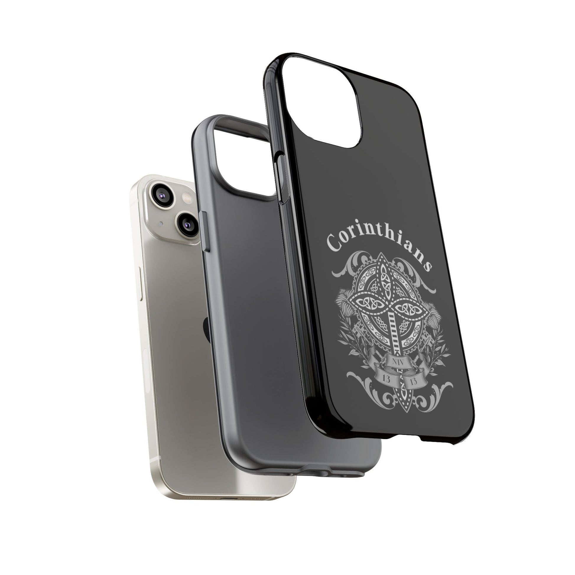 Corinthians Tough Case: Durable Phone Protection, Christian Gift, Unique Design, Trendy Accessory, Faith-Based Style