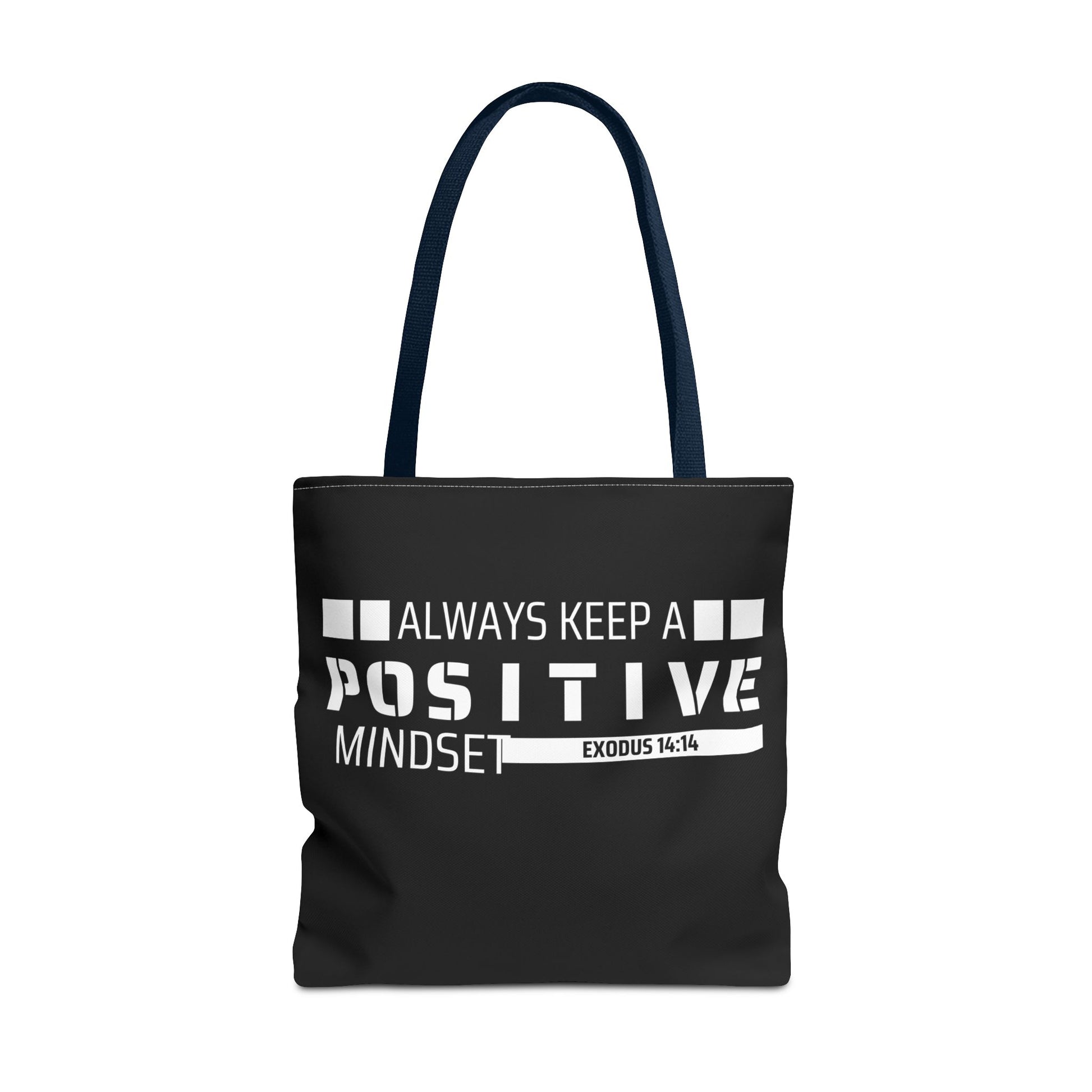 Always Keep A Positive Mindset Tote Bag, Inspirational Bag, Eco-Friendly Carryall, Motivational Gift, Affirmation Tote, Daily Reminder