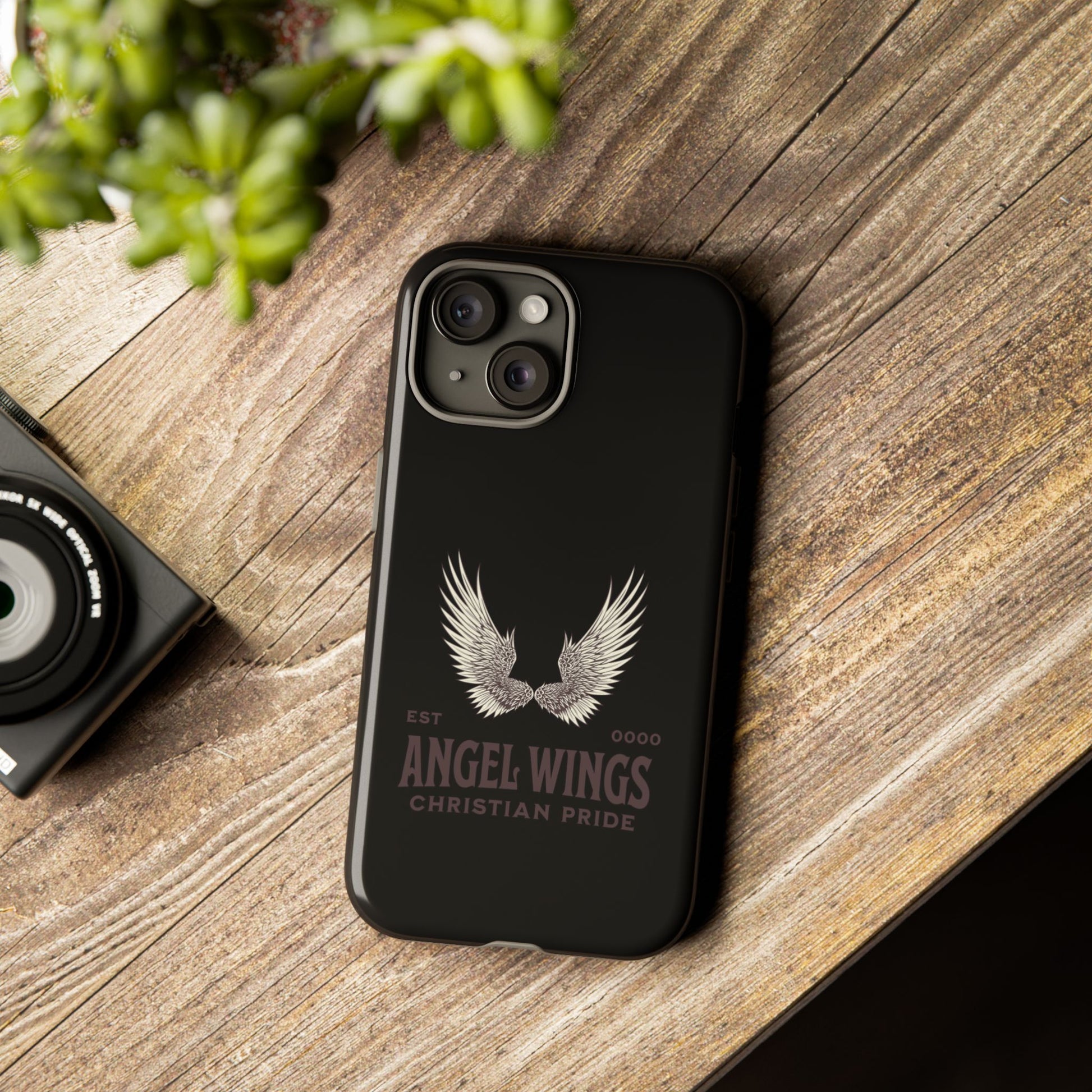 Angel Wings Phone Case - Tough Cases for Christian Pride, Unique Gift, Stylish Protection, Everyday Use, Angelic Design