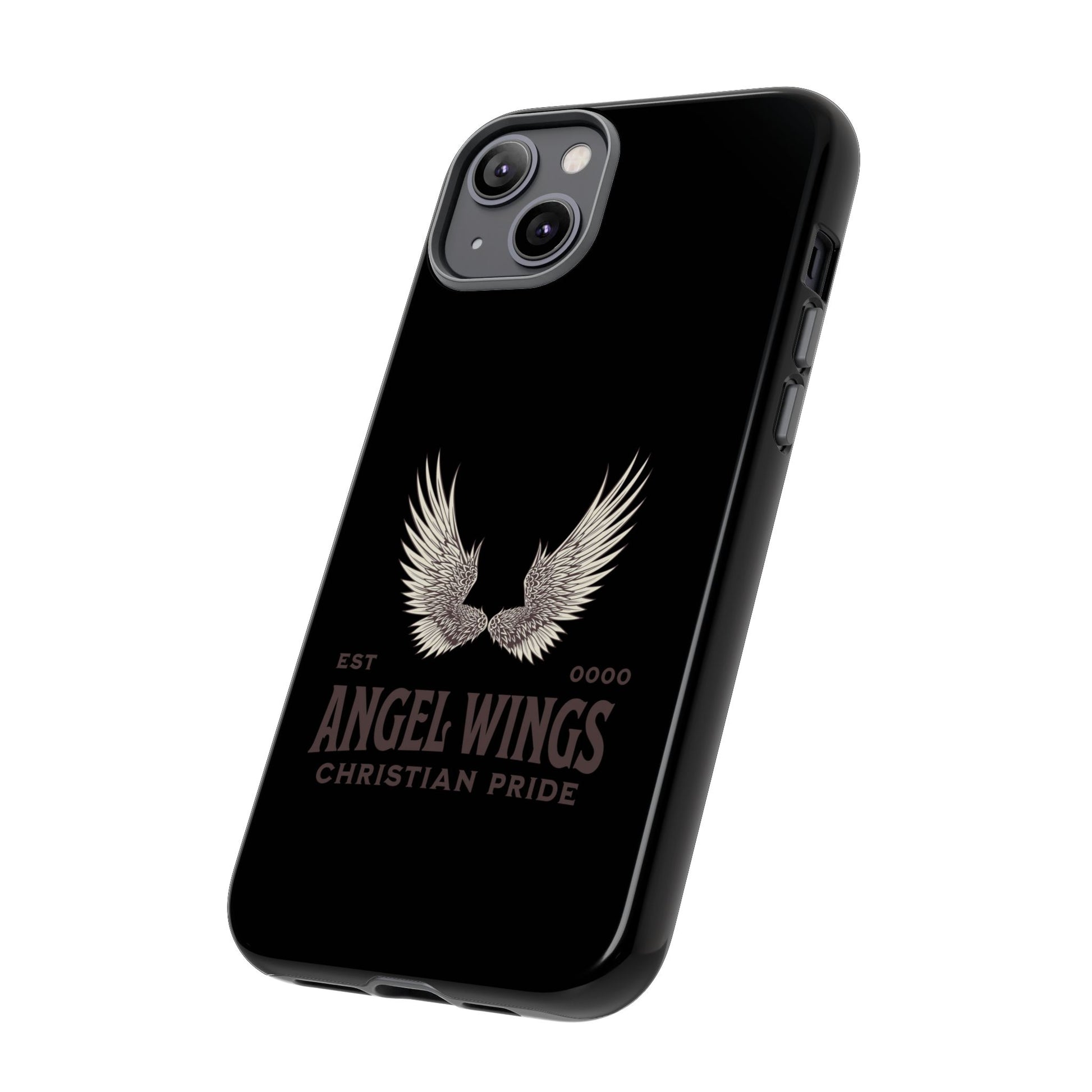 Angel Wings Phone Case - Tough Cases for Christian Pride, Unique Gift, Stylish Protection, Everyday Use, Angelic Design