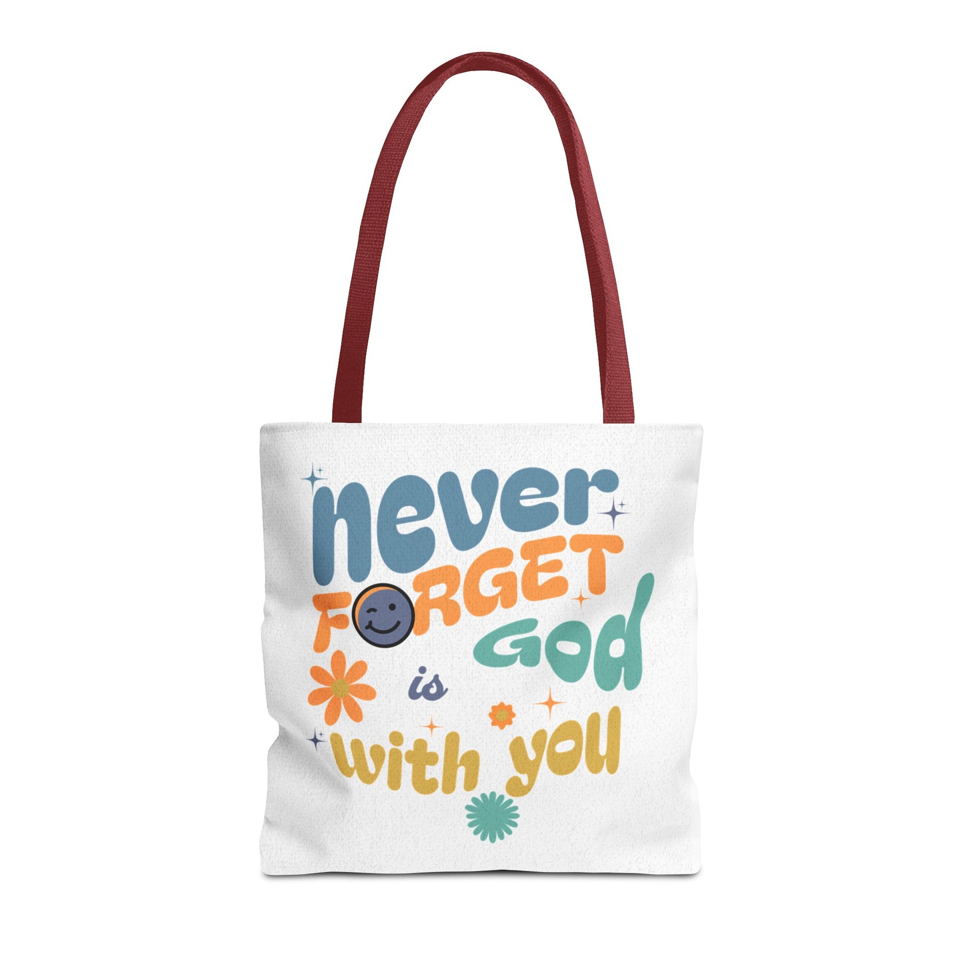 ⭐ Never Forget Tote Bag – Deuteronomy 31:6