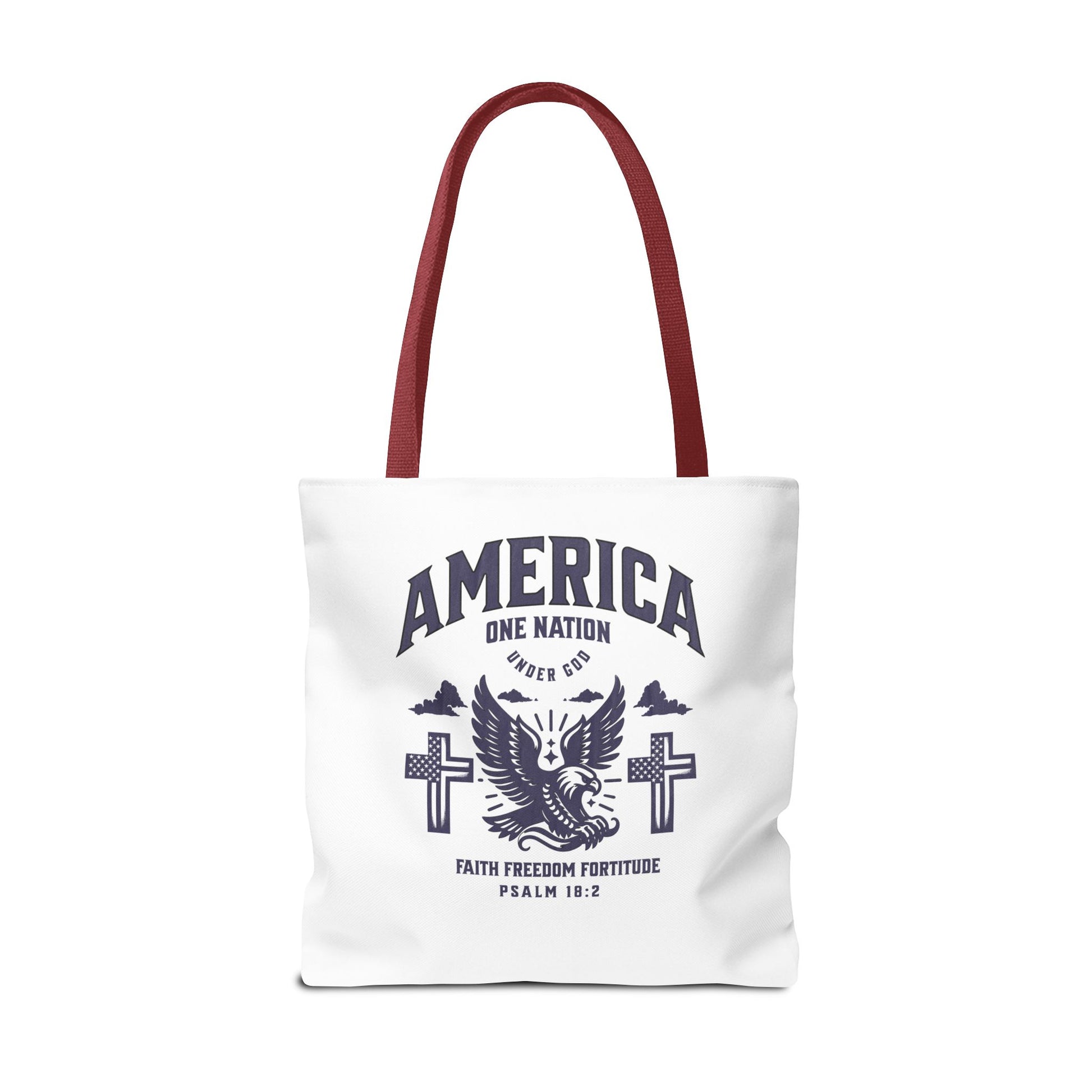 ⭐ America Faith Tote Bag – Bold Patriotic & Faith Statement