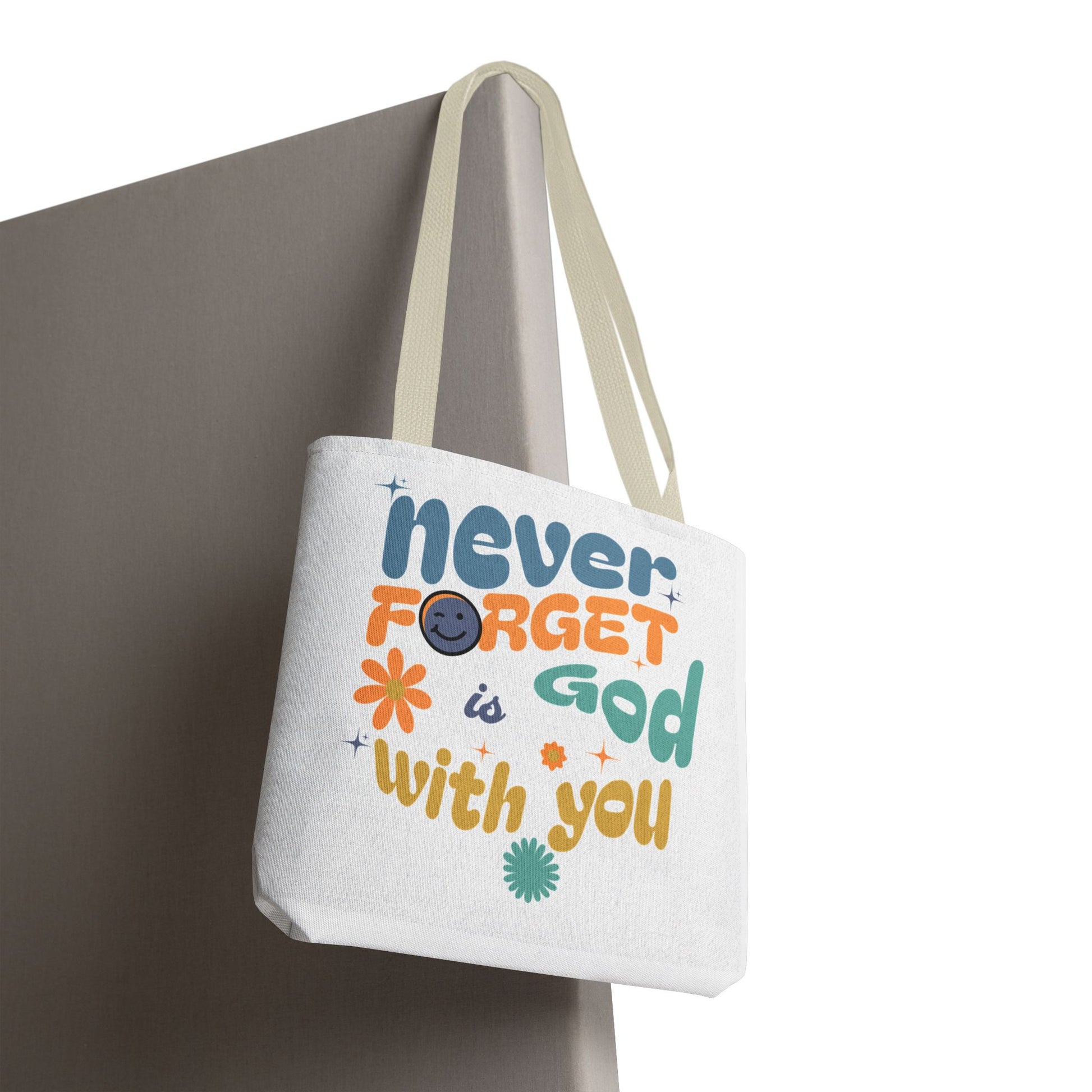 ⭐ Never Forget Tote Bag – Deuteronomy 31:6