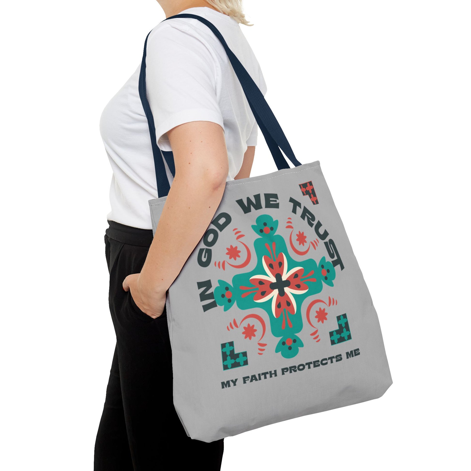 Faith-Inspired Tote Bag, Spiritual Shopper, Inspirational Gift, Religious Tote, Christian Accessory, Everyday Use
