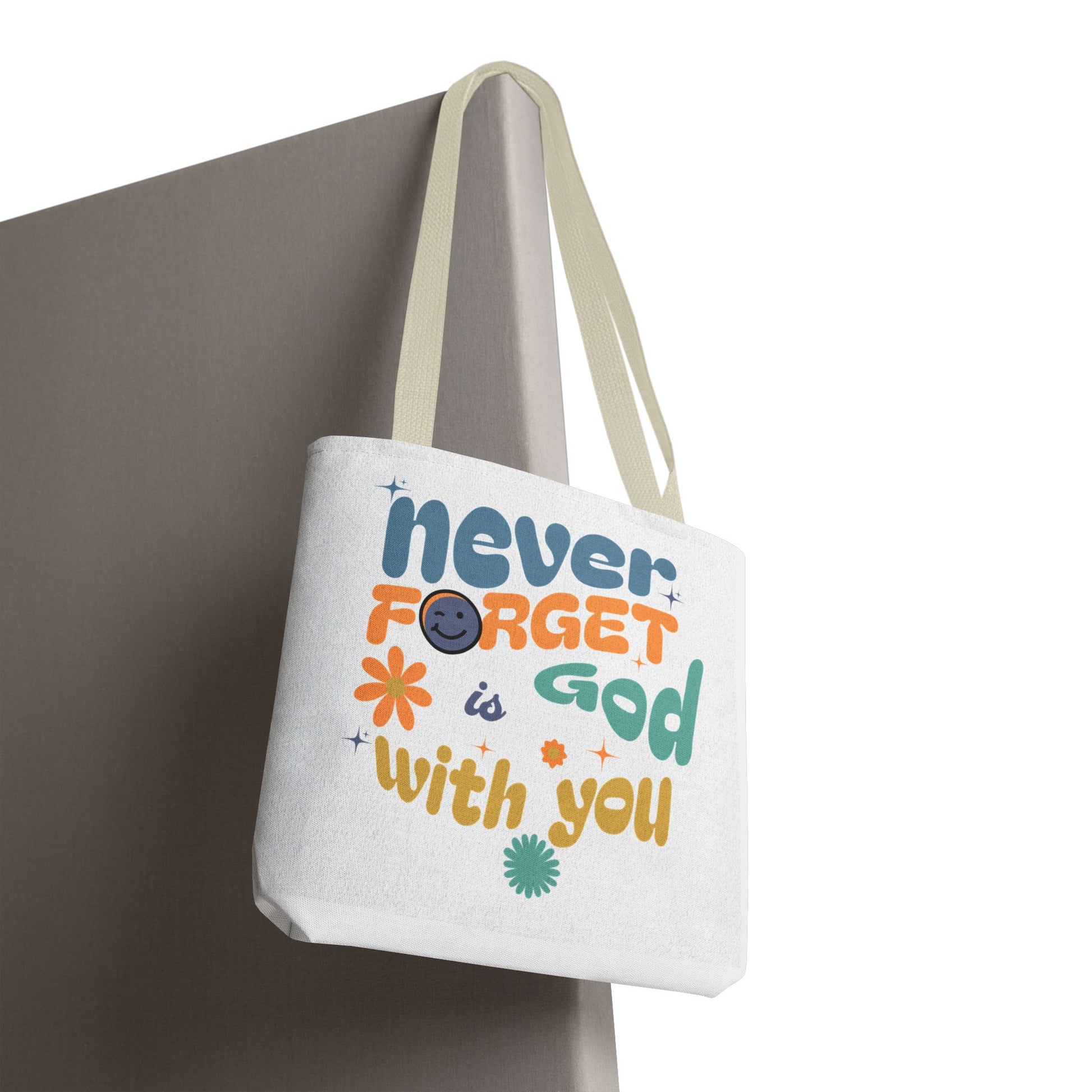 ⭐ Never Forget Tote Bag – Deuteronomy 31:6