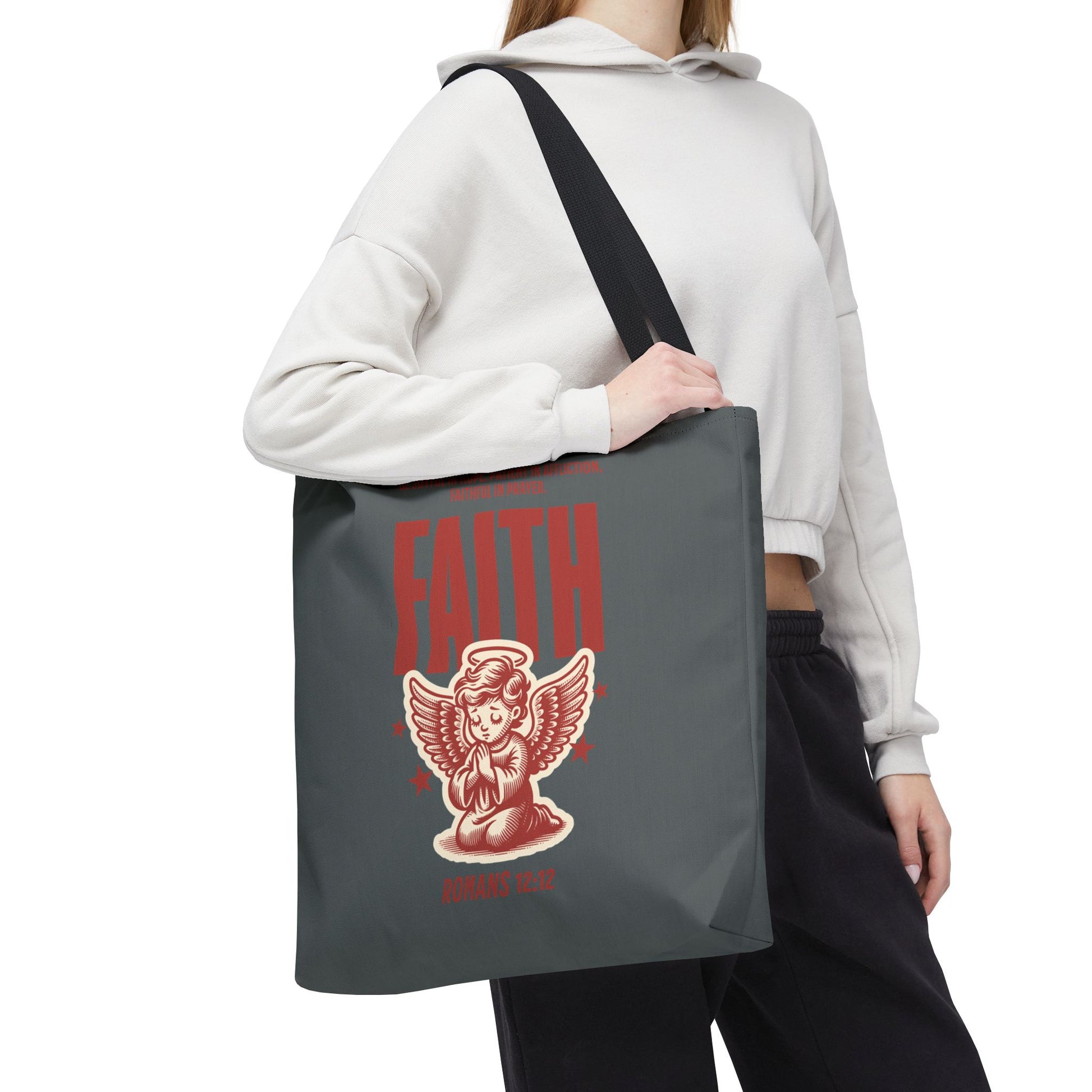 Faith-Inspired Tote Bag: Stylish & Versatile, Gift for Holidays, Shopping, Encouragement, Inspirational Gift, Eco-Friendly Bag