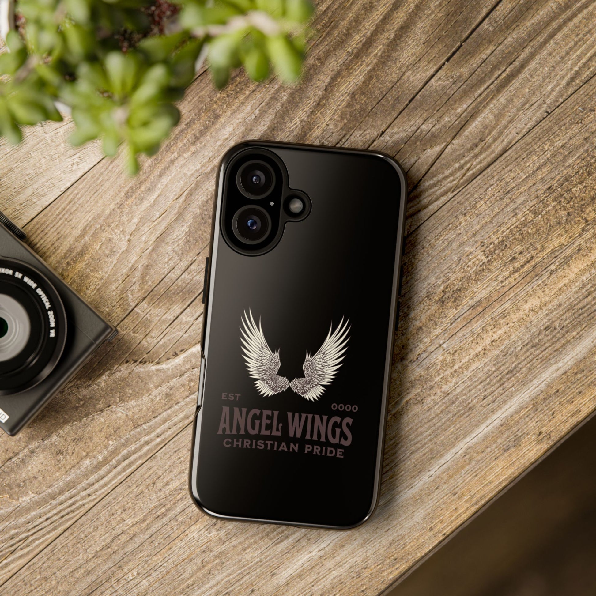 Angel Wings Phone Case - Tough Cases for Christian Pride, Unique Gift, Stylish Protection, Everyday Use, Angelic Design