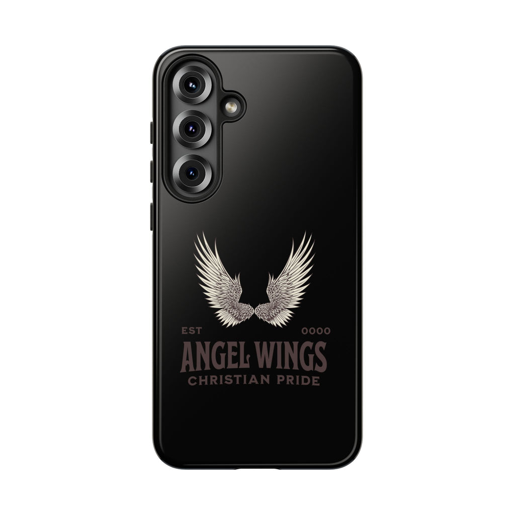 Angel Wings Phone Case - Tough Cases for Christian Pride, Unique Gift, Stylish Protection, Everyday Use, Angelic Design
