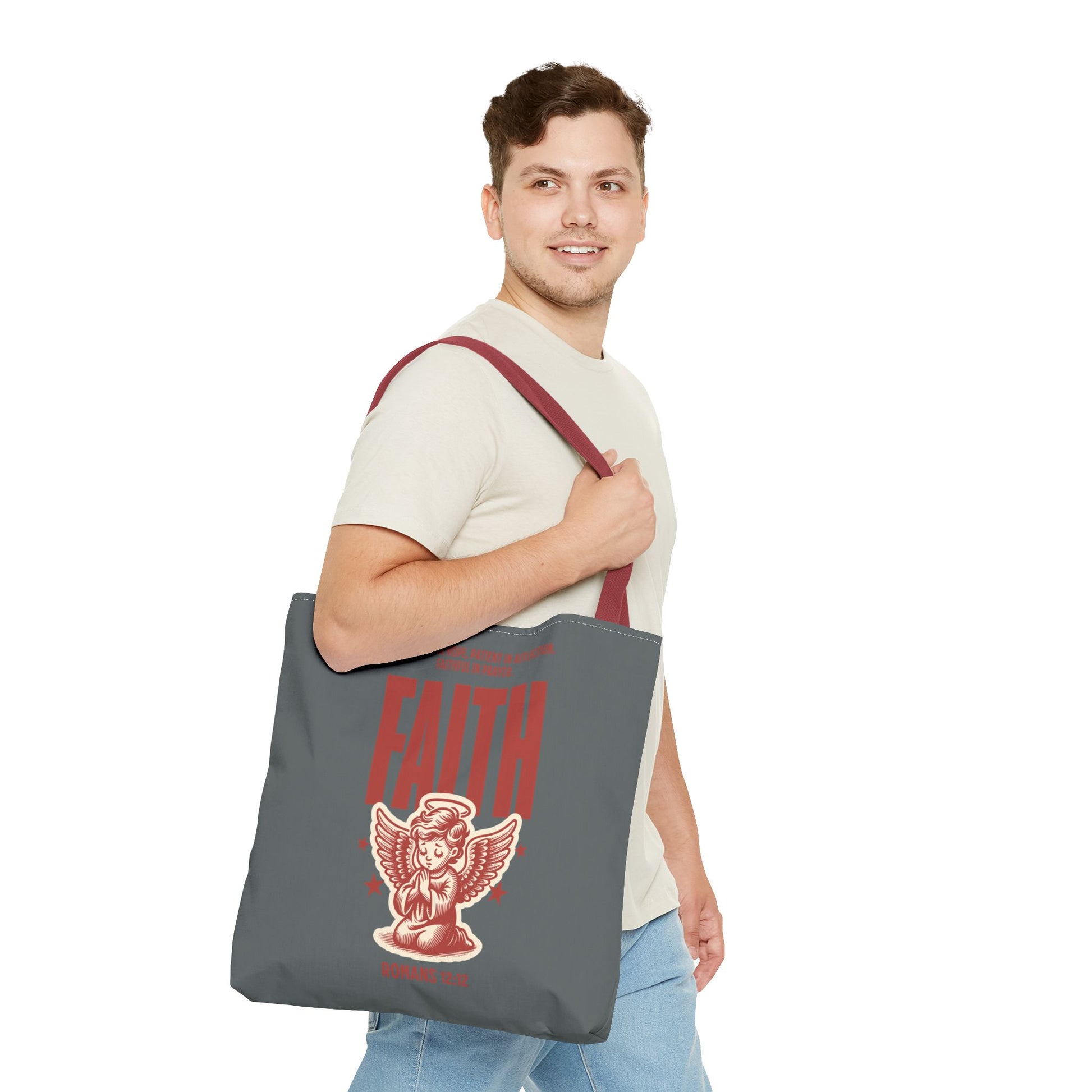 Faith-Inspired Tote Bag: Stylish & Versatile, Gift for Holidays, Shopping, Encouragement, Inspirational Gift, Eco-Friendly Bag