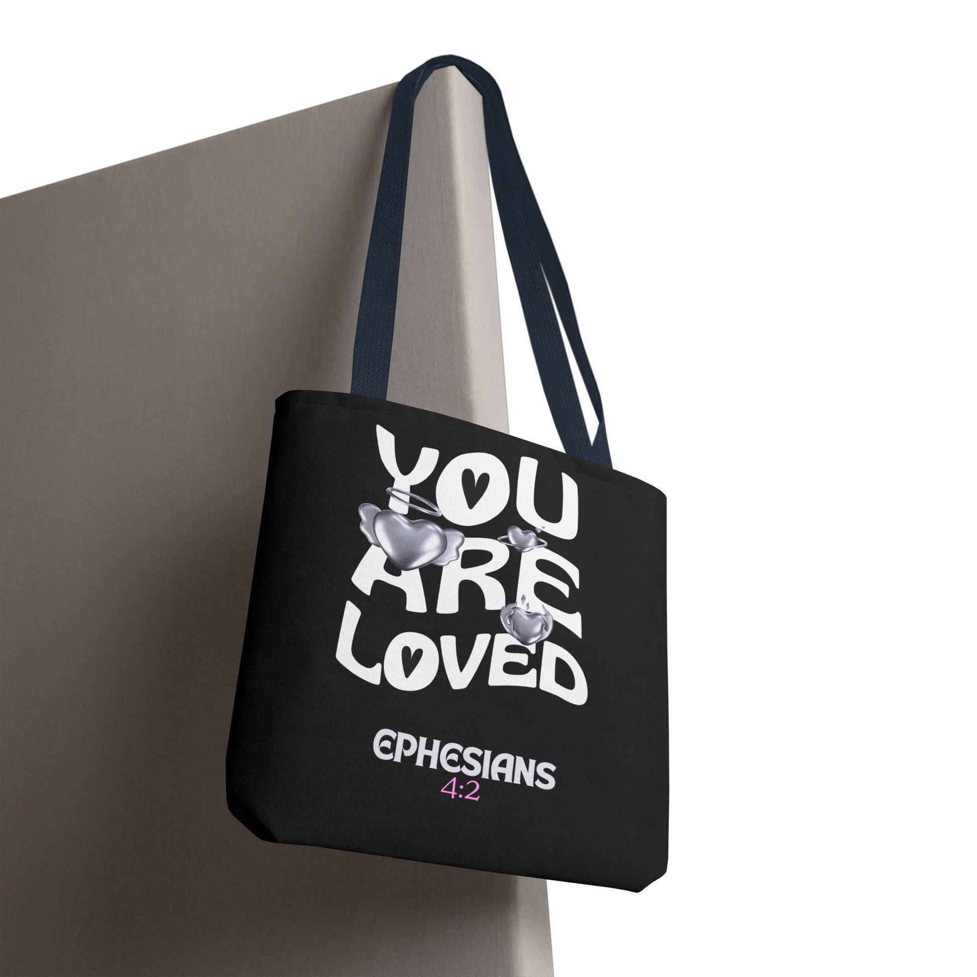 ⭐ "You Are Loved" Tote Bag – Ephesians 4:2