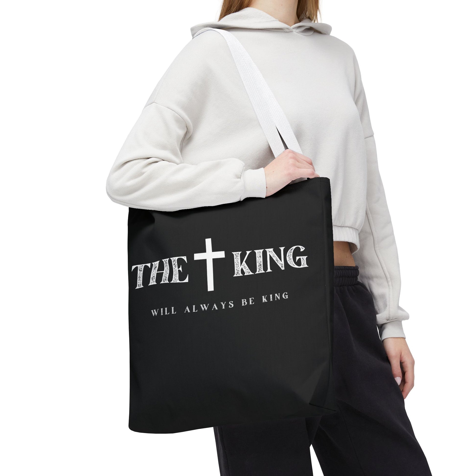 Faith-Inspired Tote Bag, Christian Tote, Shopping Bag, Bible Verse Bag, Gift for Believers, Church Accessory