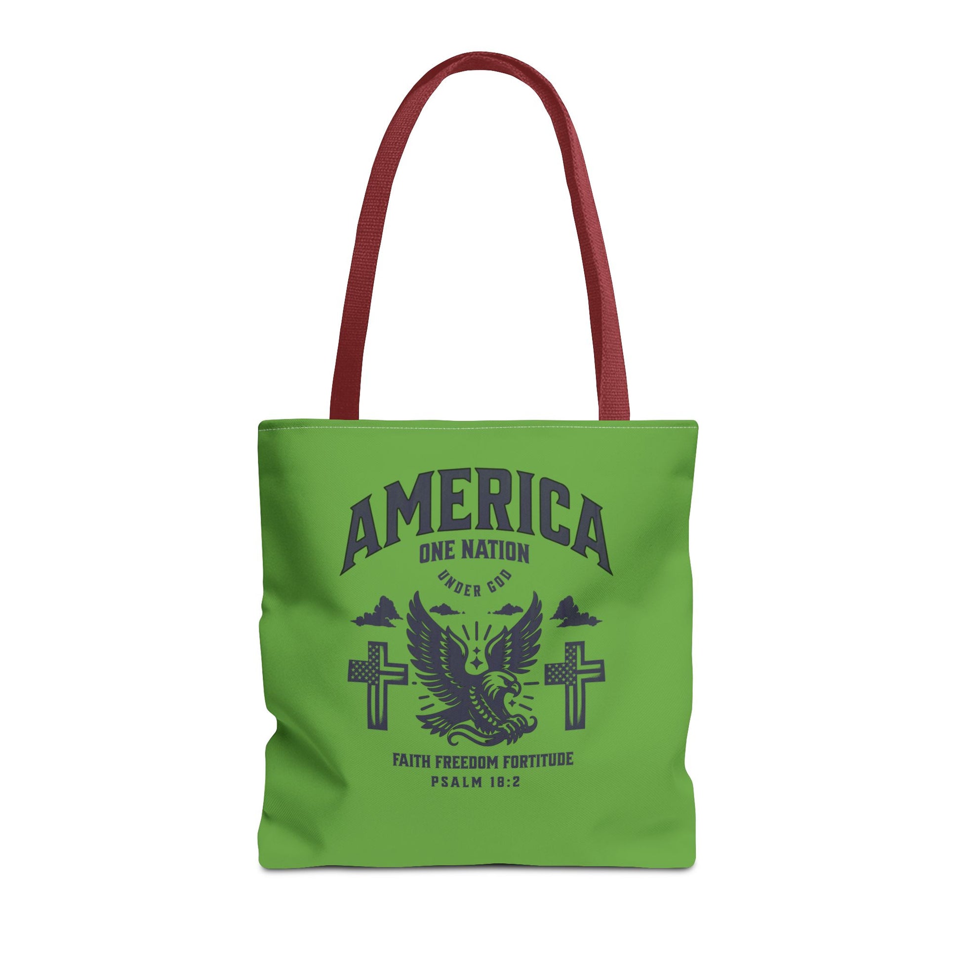 ⭐ America Faith Tote Bag – Bold Patriotic & Faith Statement