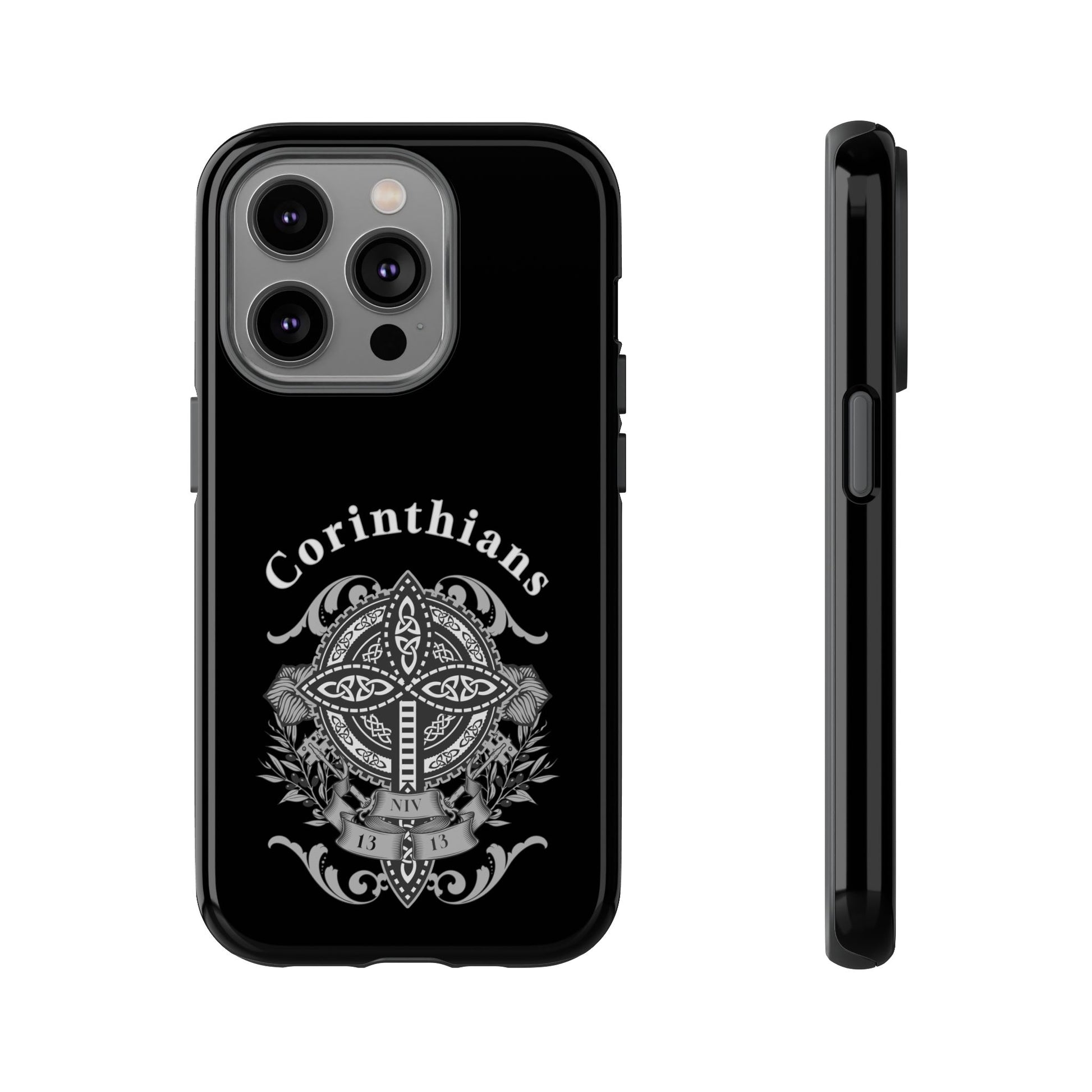 Corinthians Tough Case: Durable Phone Protection, Christian Gift, Unique Design, Trendy Accessory, Faith-Based Style