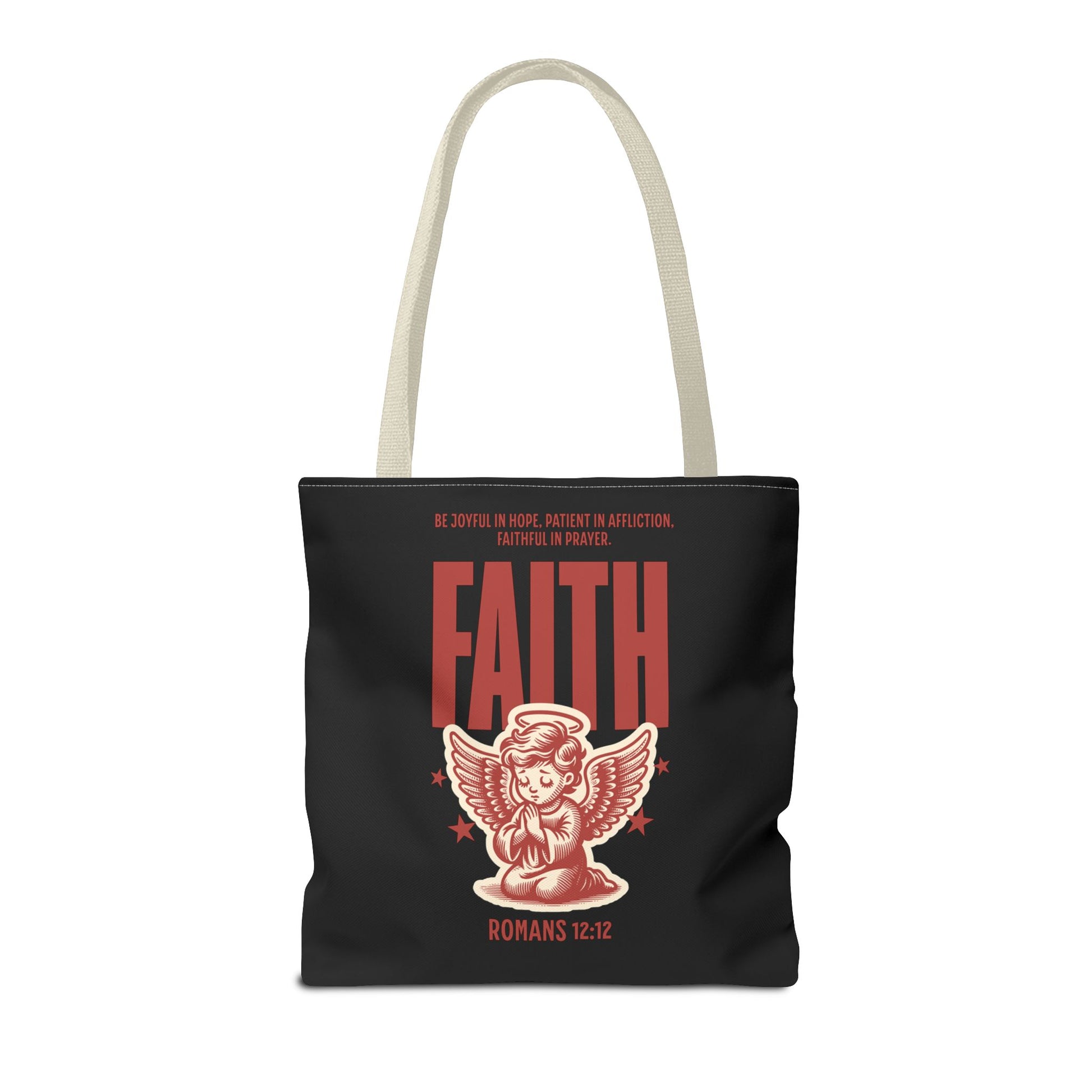 Faith-Inspired Tote Bag, Religious Shopping Bag, Gift for Believers, Motivational Daily Bag, Christian Faith Tote