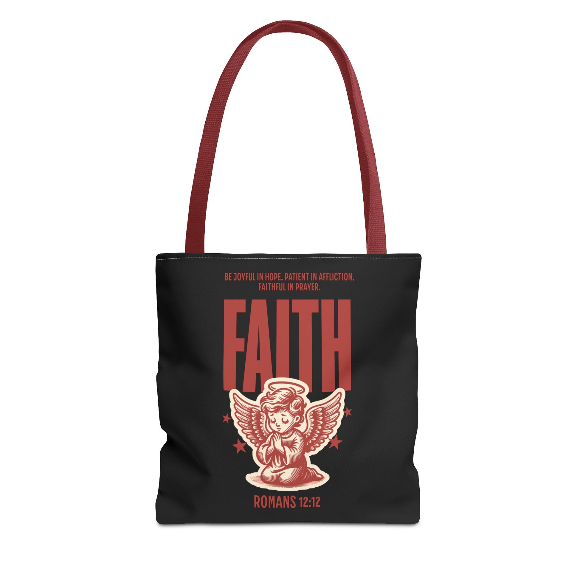 Faith-Inspired Tote Bag, Religious Shopping Bag, Gift for Believers, Motivational Daily Bag, Christian Faith Tote