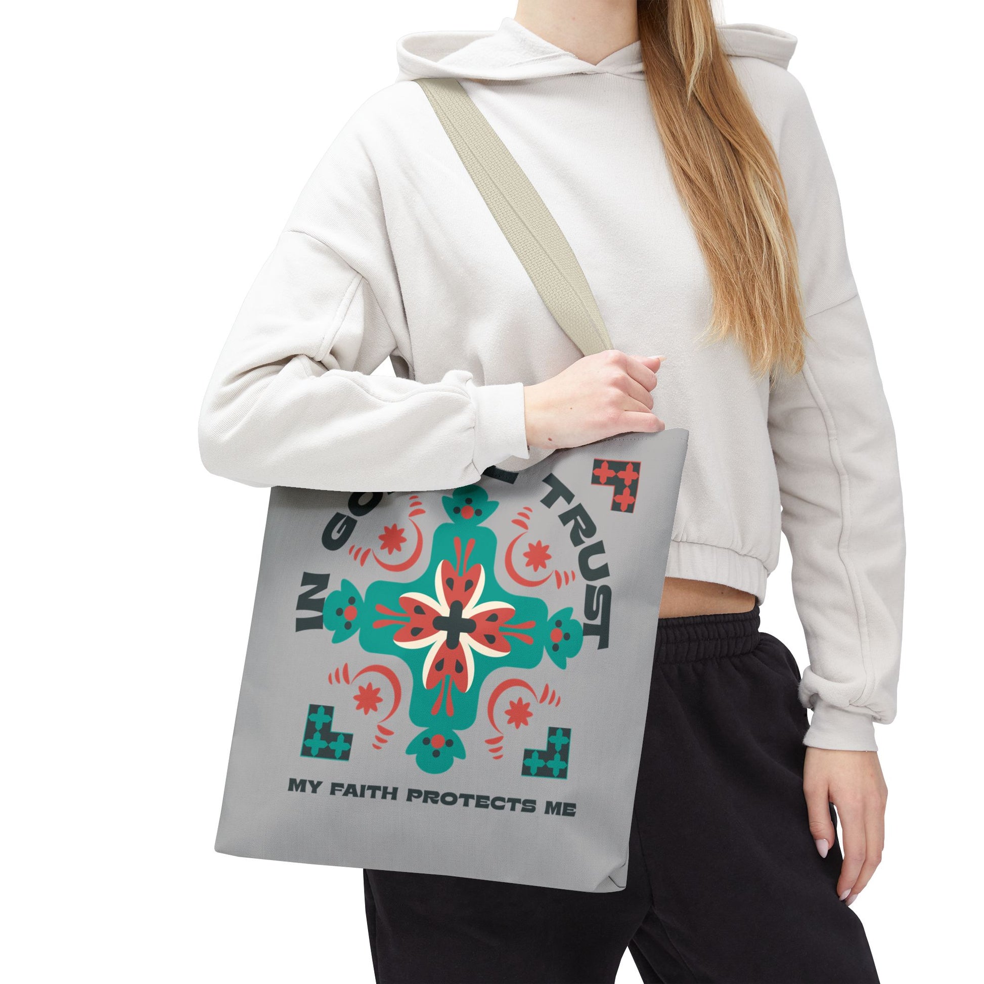 Faith-Inspired Tote Bag, Spiritual Shopper, Inspirational Gift, Religious Tote, Christian Accessory, Everyday Use