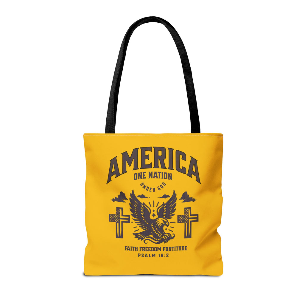 ⭐ America Faith Tote Bag – Bold Patriotic & Faith Statement