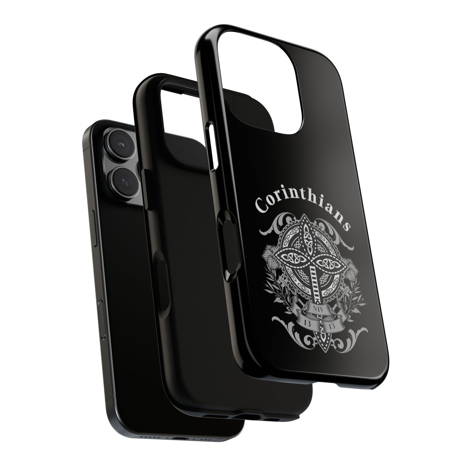 Corinthians Tough Case: Durable Phone Protection, Christian Gift, Unique Design, Trendy Accessory, Faith-Based Style