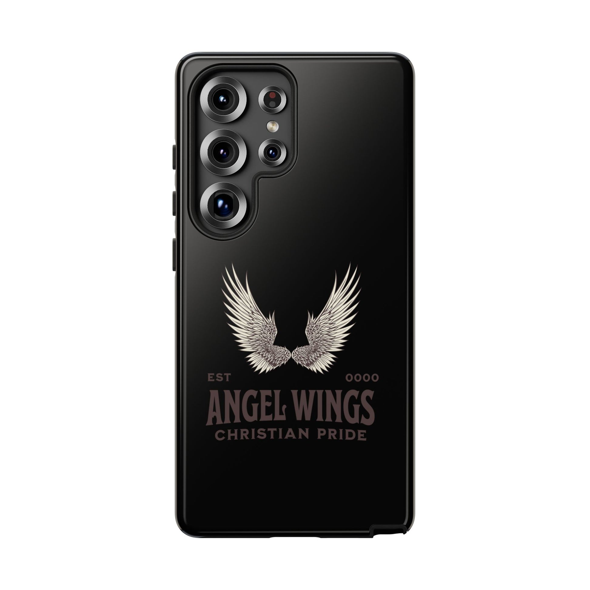 Angel Wings Phone Case - Tough Cases for Christian Pride, Unique Gift, Stylish Protection, Everyday Use, Angelic Design
