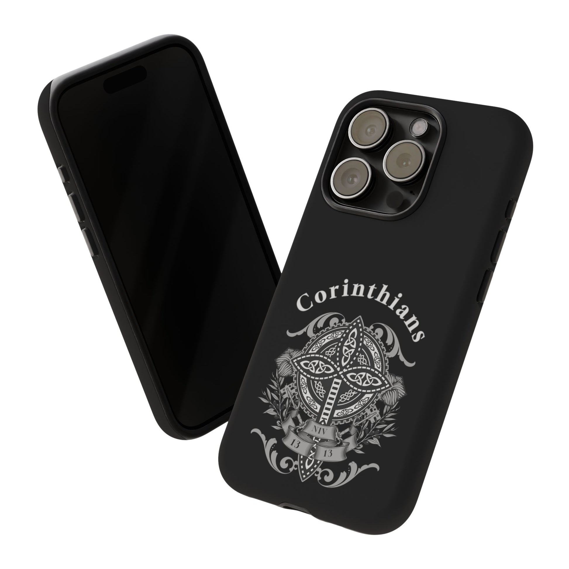 Corinthians Tough Case: Durable Phone Protection, Christian Gift, Unique Design, Trendy Accessory, Faith-Based Style