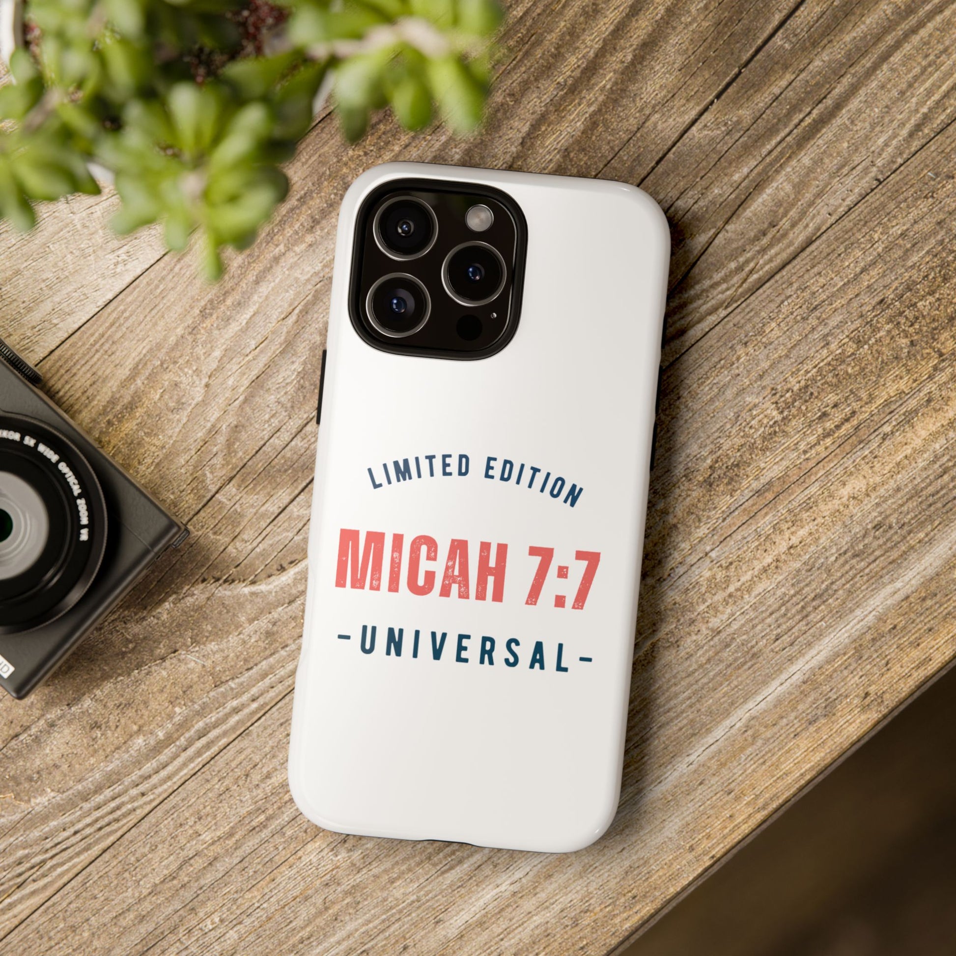 ⭐ Micah 7:7 Limited Edition Phone Case | Inspirational Gift | Tough Protective Case for Christians | Bible Verse Merchandise