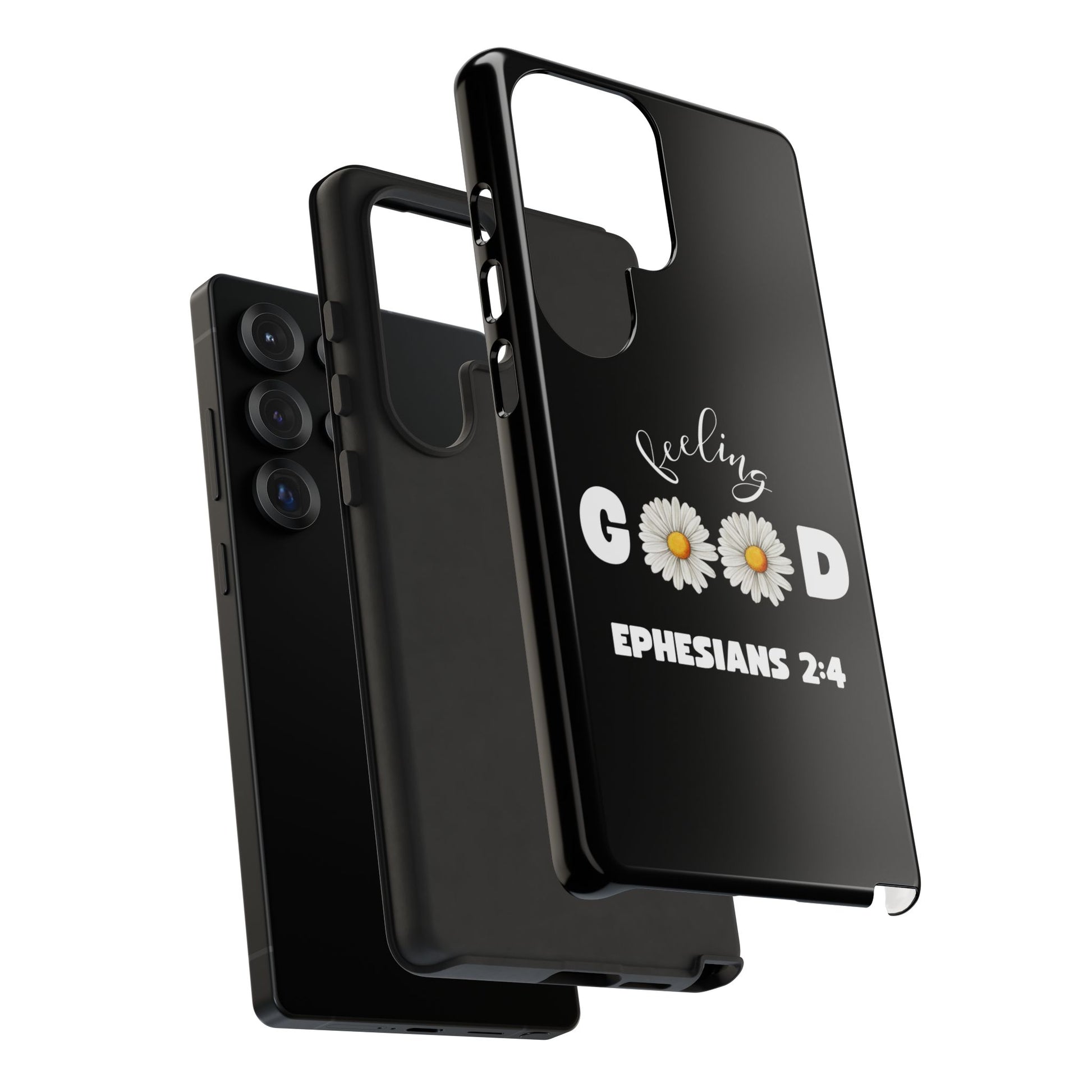 Ephesians 2:4 Floral Phone Case, Inspirational iPhone Cover, Tough Cases for Positivity, Motivational Gift for Friends, Spring Accessories