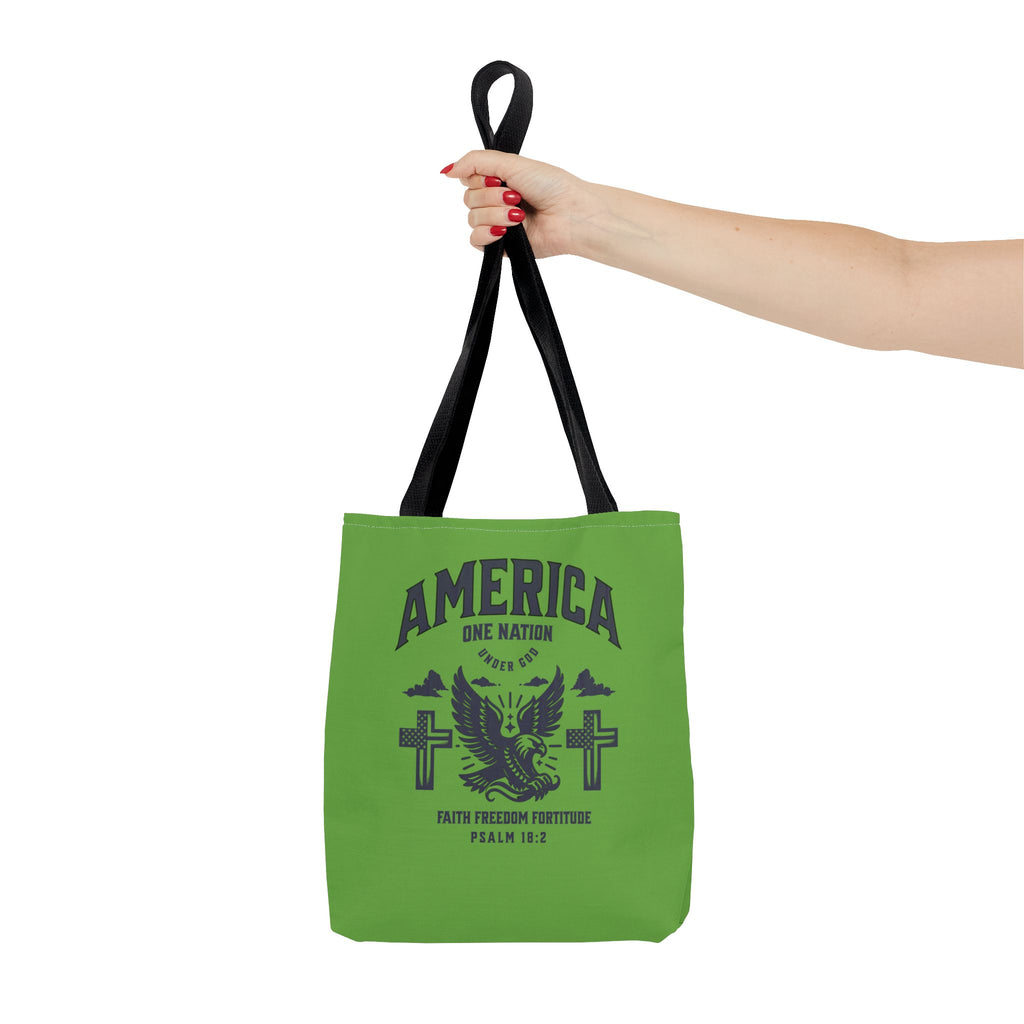 ⭐ America Faith Tote Bag – Bold Patriotic & Faith Statement