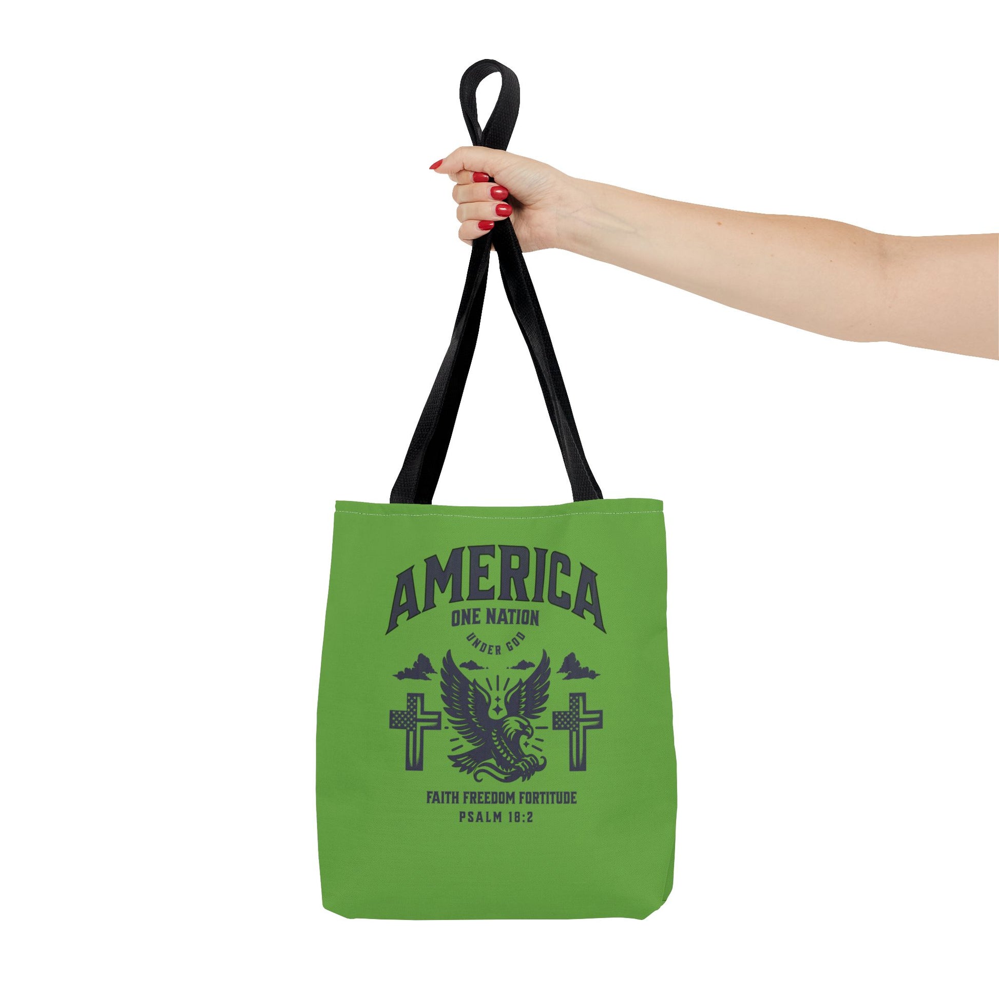 ⭐ America Faith Tote Bag – Bold Patriotic & Faith Statement
