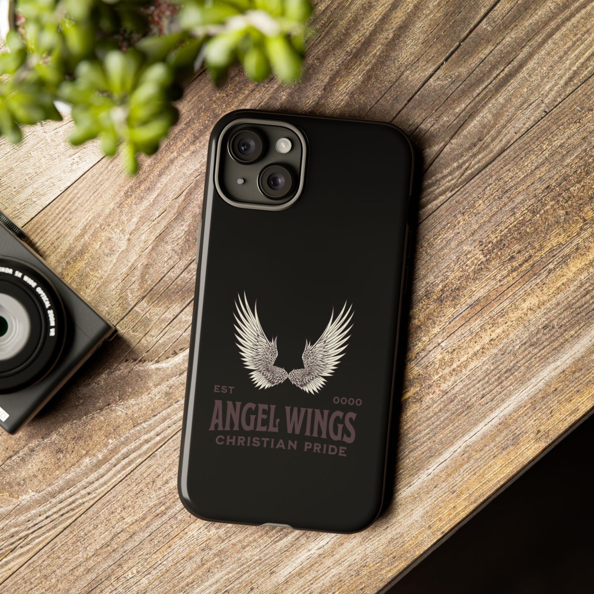 Angel Wings Phone Case - Tough Cases for Christian Pride, Unique Gift, Stylish Protection, Everyday Use, Angelic Design