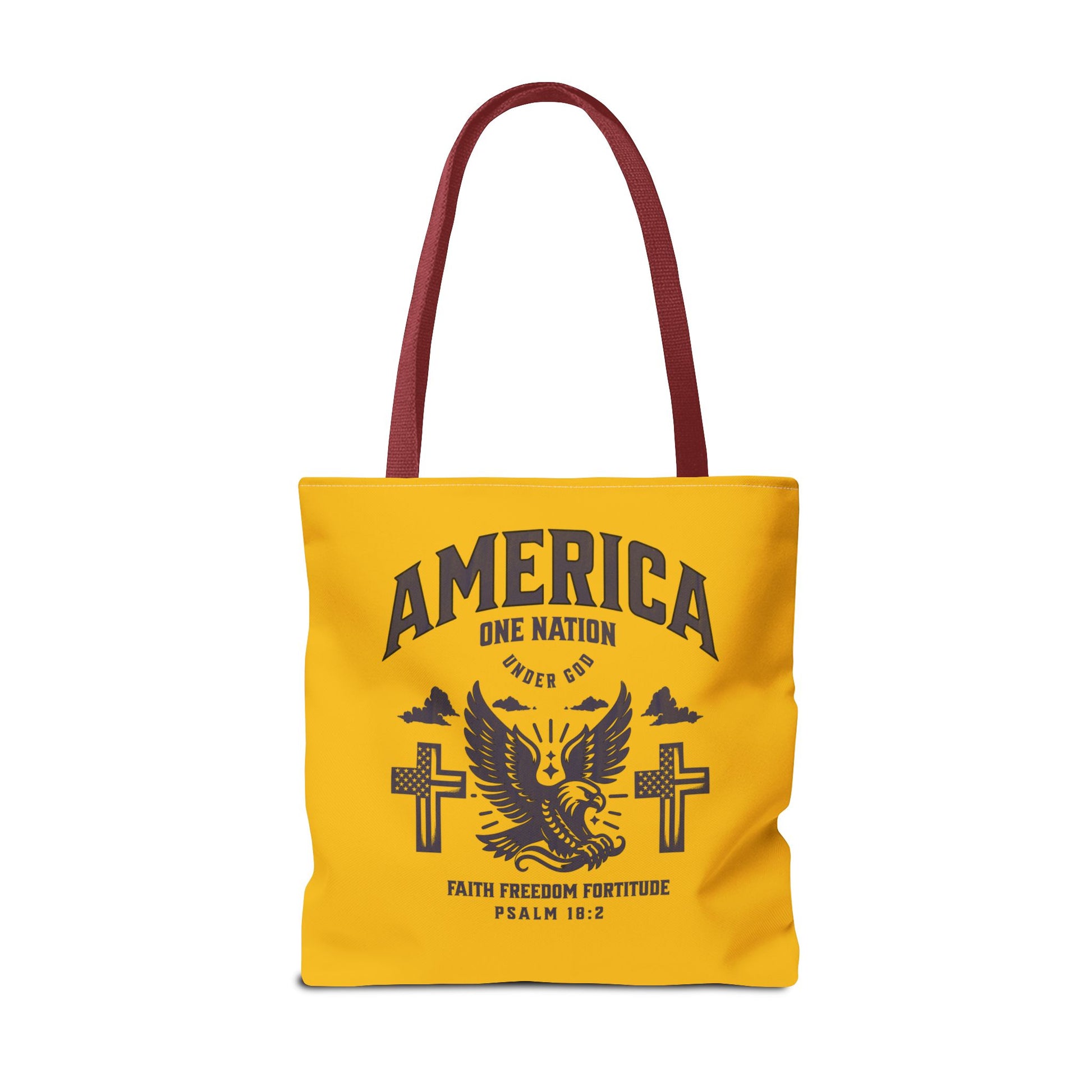 ⭐ America Faith Tote Bag – Bold Patriotic & Faith Statement