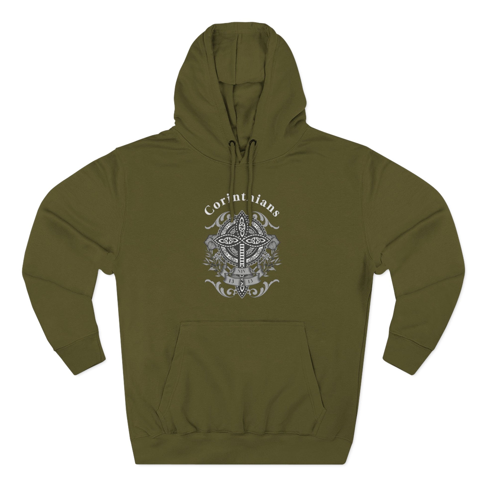 ⭐ Faith &amp; Resilience Christian Hoodie – Corinthians 1:13