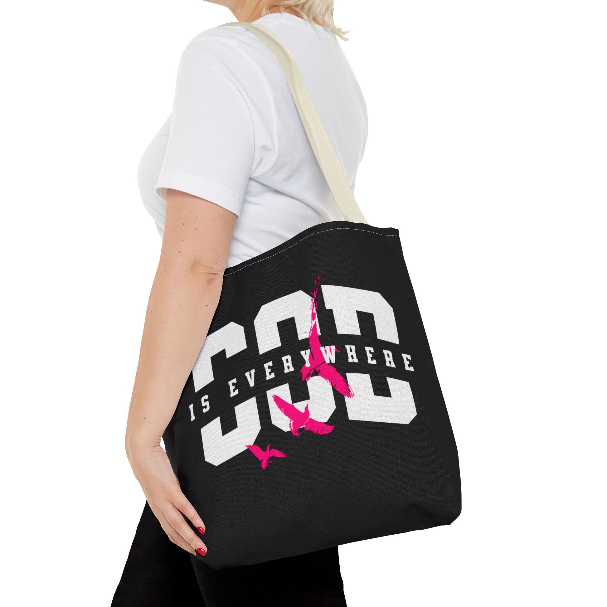 Stylish Tote Bag with Inspirational Design, Eco-Friendly Shopping Bag, Trendy Beach Bag, Gift for Friends, Motivational Everyday Use