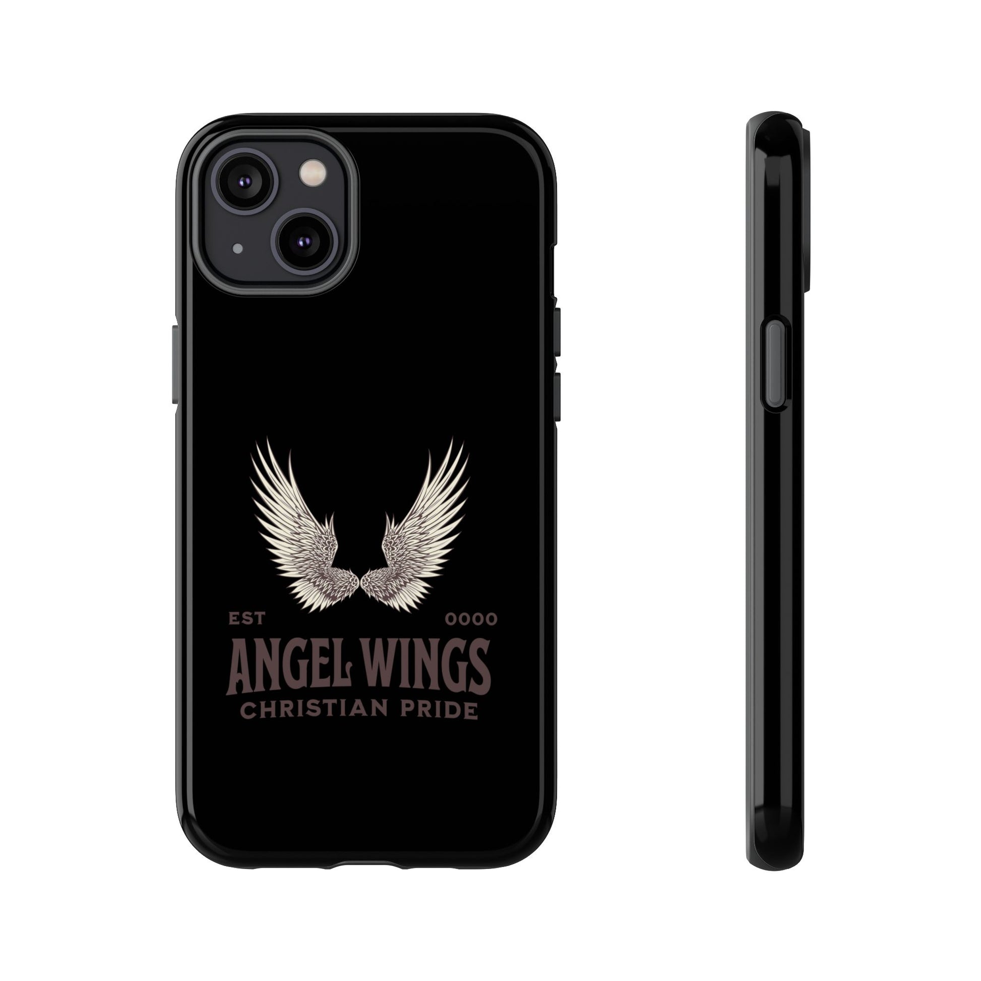 Angel Wings Phone Case - Tough Cases for Christian Pride, Unique Gift, Stylish Protection, Everyday Use, Angelic Design
