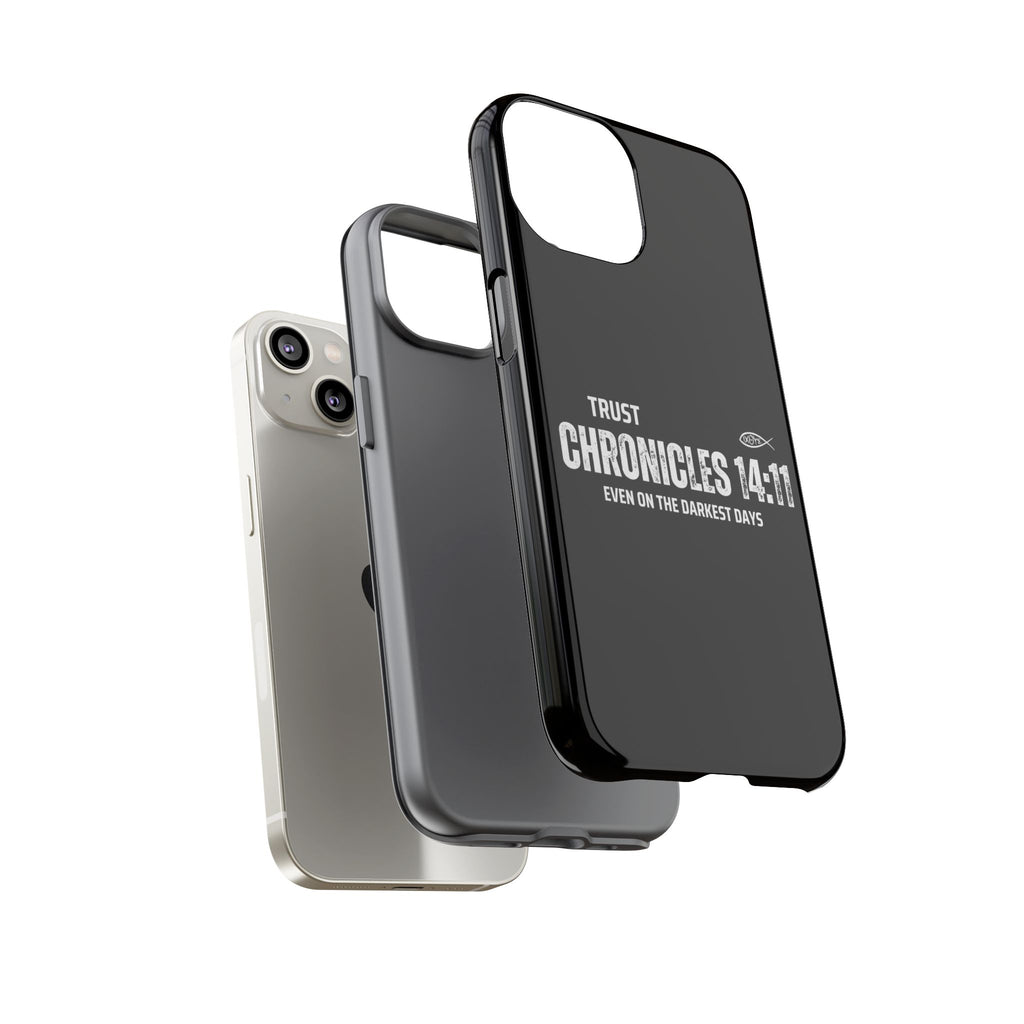 ⭐ Trust in God 2 Chronicles 14:11 Phone Case – Strength for the Hardest Days