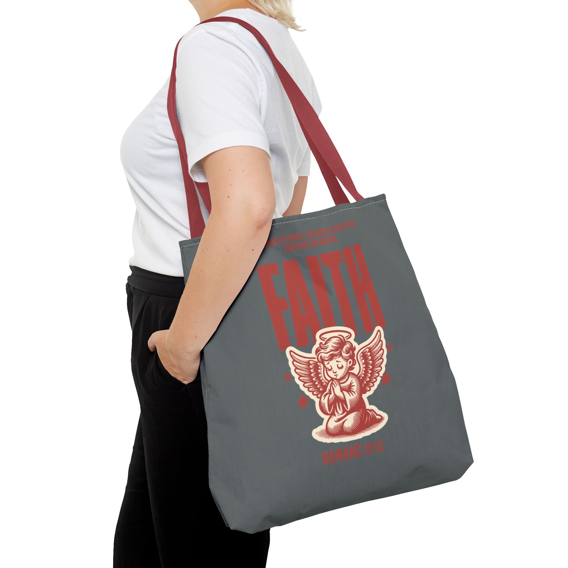 Faith-Inspired Tote Bag: Stylish & Versatile, Gift for Holidays, Shopping, Encouragement, Inspirational Gift, Eco-Friendly Bag