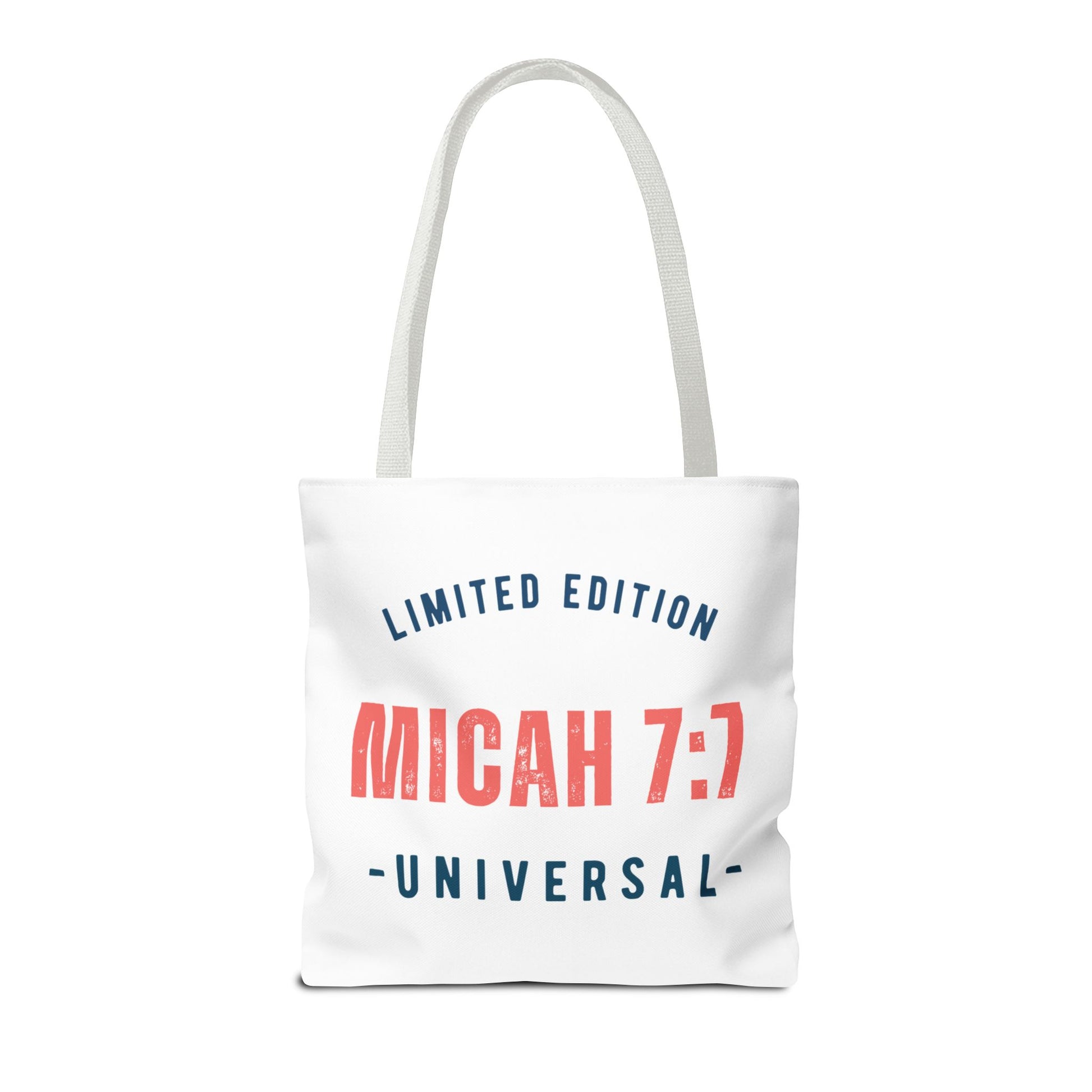 Limited Edition Inspirational Tote Bag - Micah 7:1, Motivational Carryall, Christian Gift, Everyday Tote, Reusable Shopping Bag