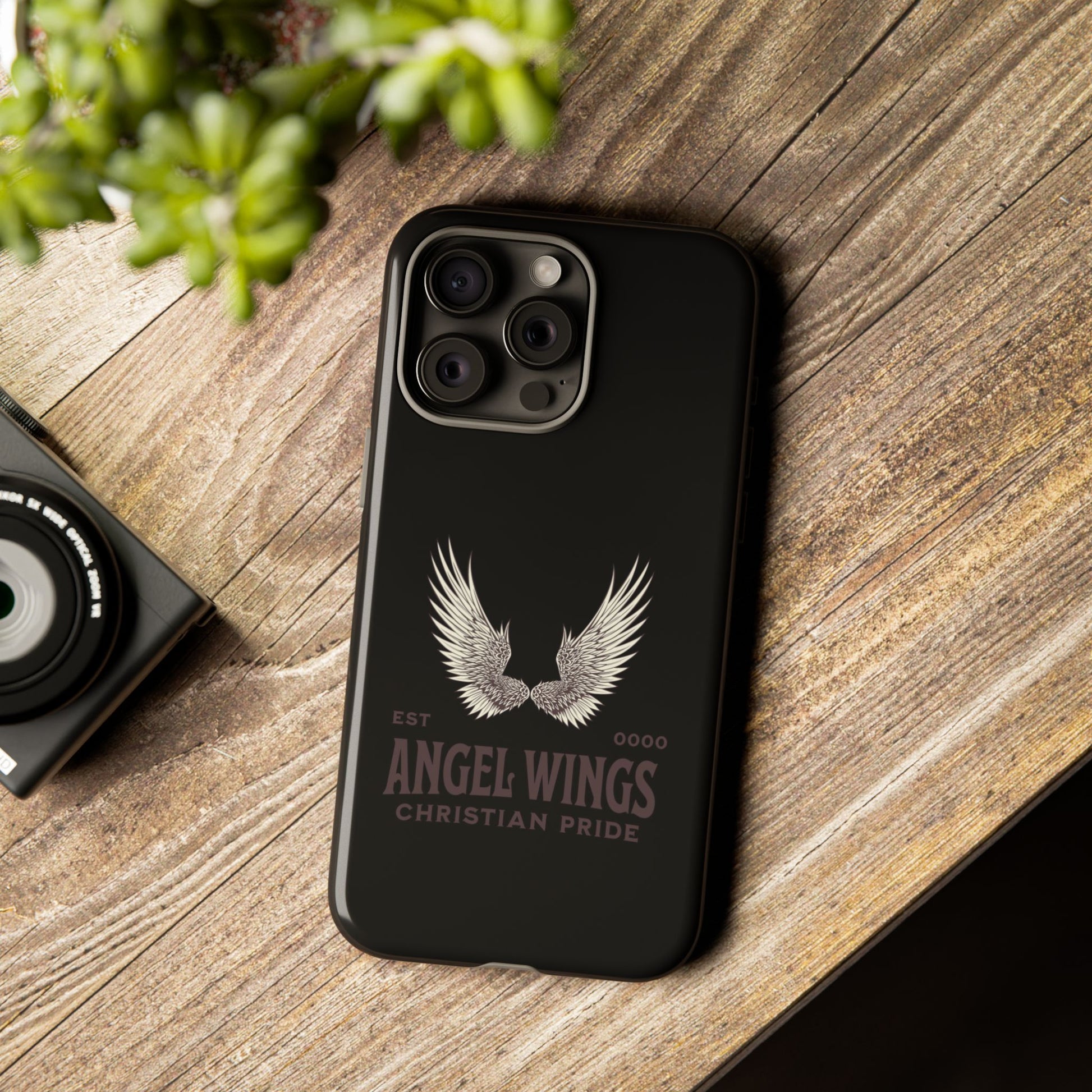 Angel Wings Phone Case - Tough Cases for Christian Pride, Unique Gift, Stylish Protection, Everyday Use, Angelic Design