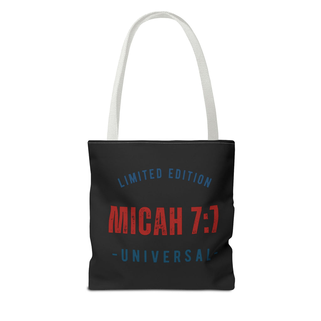 Limited Edition Micah 7:1 Tote Bag - Universal Design for Everyday Use, Gift, Eco-Friendly, Daily Essentials, Faith-Inspired