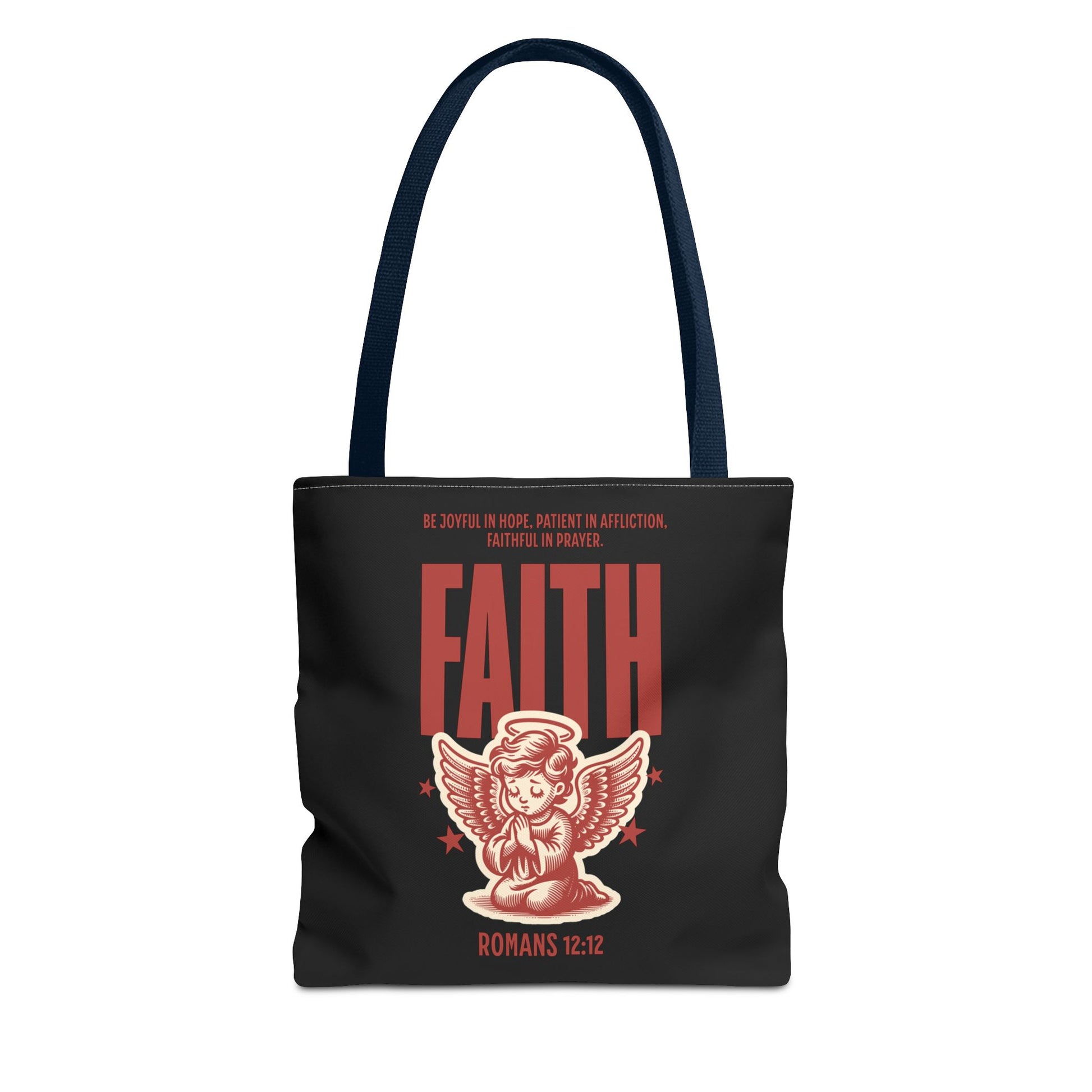 Faith-Inspired Tote Bag, Religious Shopping Bag, Gift for Believers, Motivational Daily Bag, Christian Faith Tote
